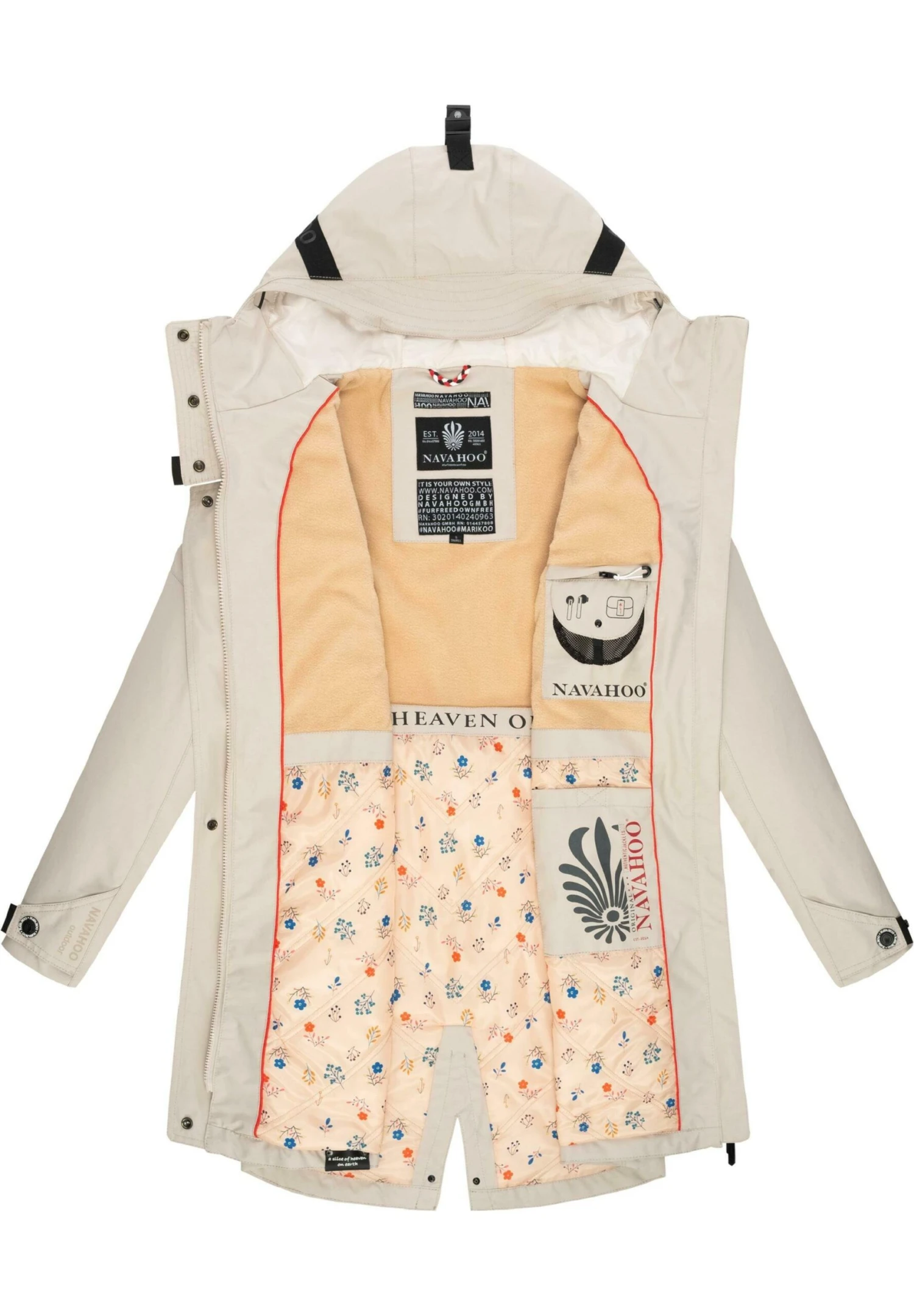 Navahoo Winterjas - Silver Grey 6 Navahoo Winterjas - Silver Grey - Afbeelding 4