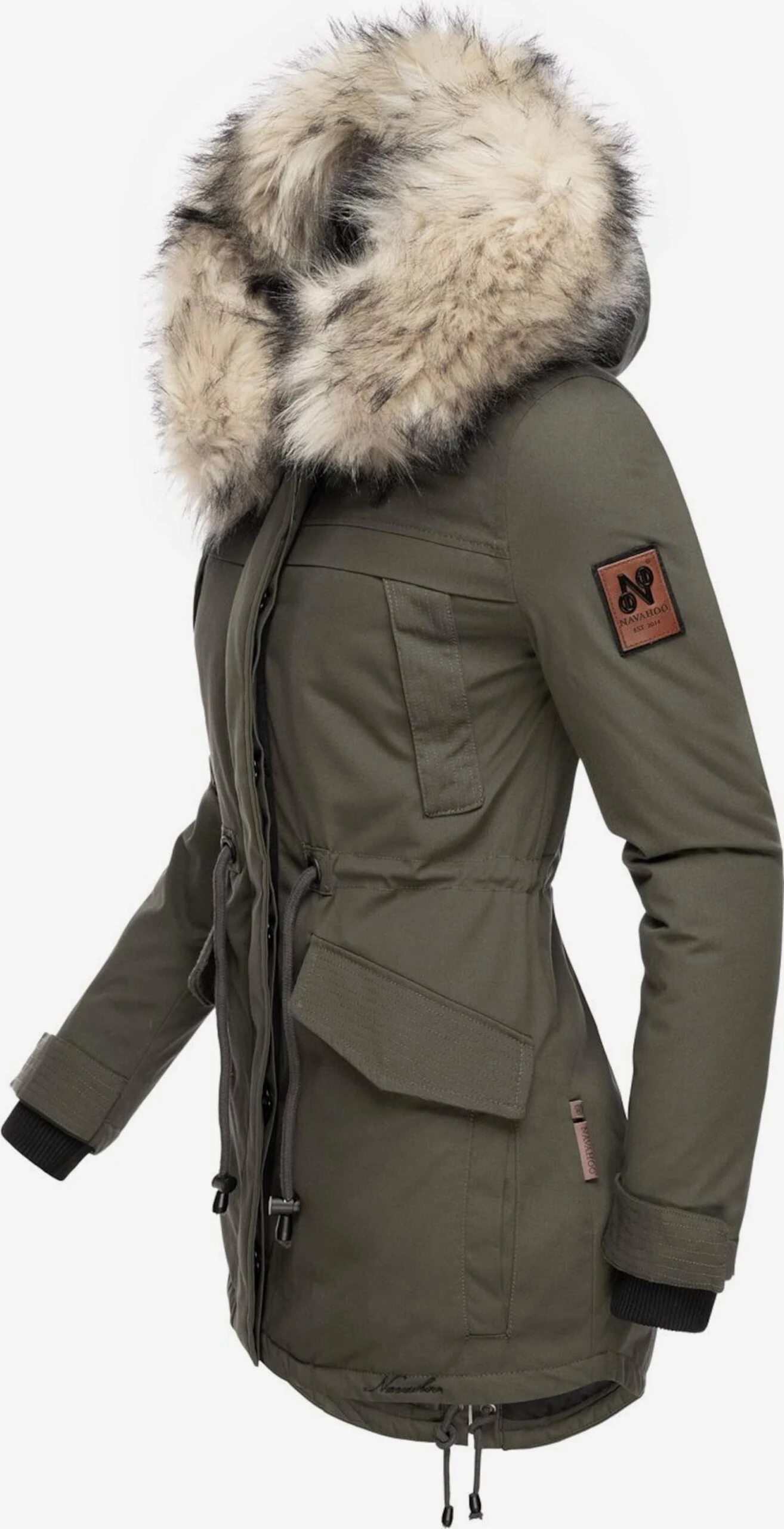 Navahoo Parkas Winterparka Dames Greige 4 Navahoo Parkas Winterparka Dames Greige - Afbeelding 2