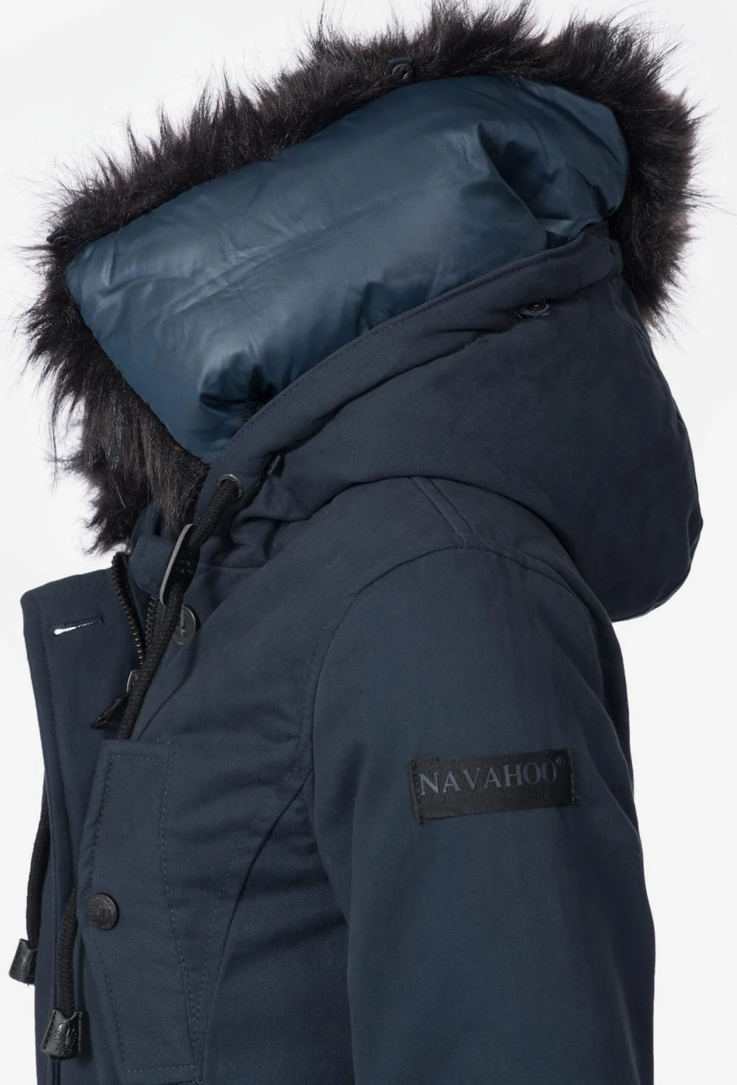 Navahoo Parkas Winterparka Luluna Dames Nachtblauw 6 Navahoo Parkas Winterparka Luluna Dames Nachtblauw - Afbeelding 4