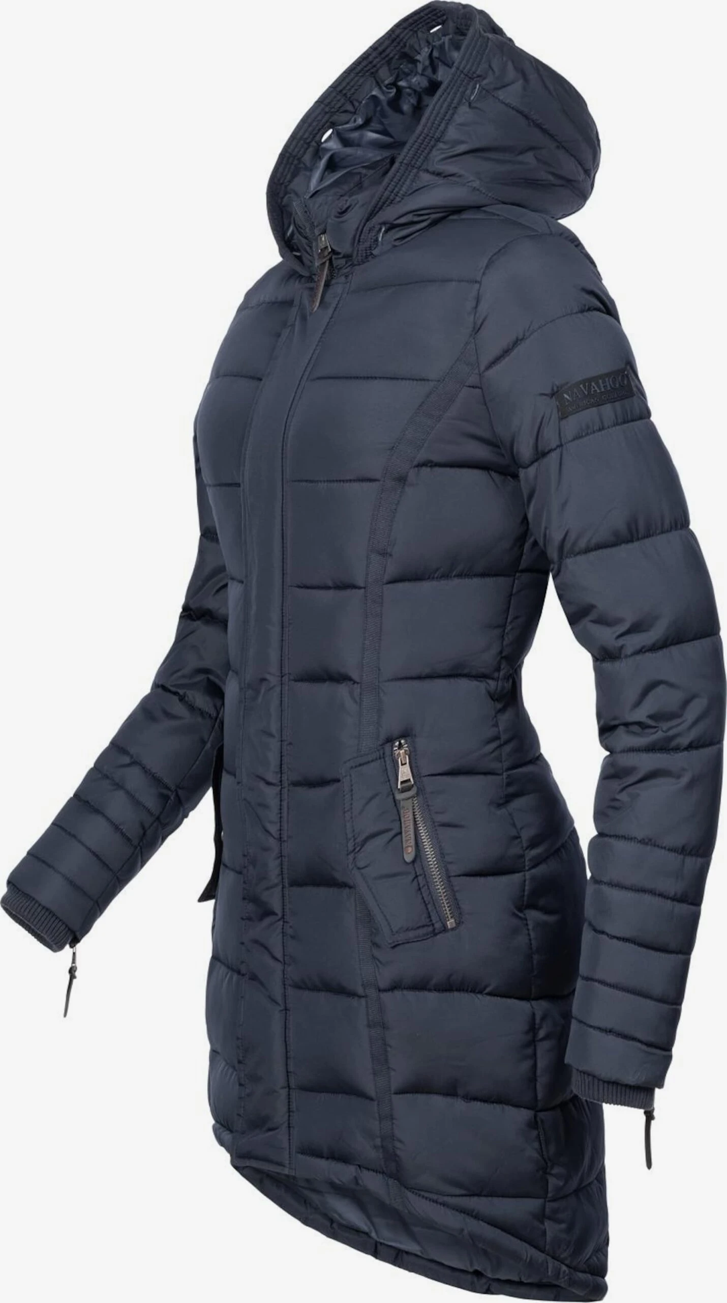 Navahoo Wintermantels Wintermantel Papaya Dames Donkerblauw 5 Navahoo Wintermantels Wintermantel Papaya Dames Donkerblauw - Afbeelding 3