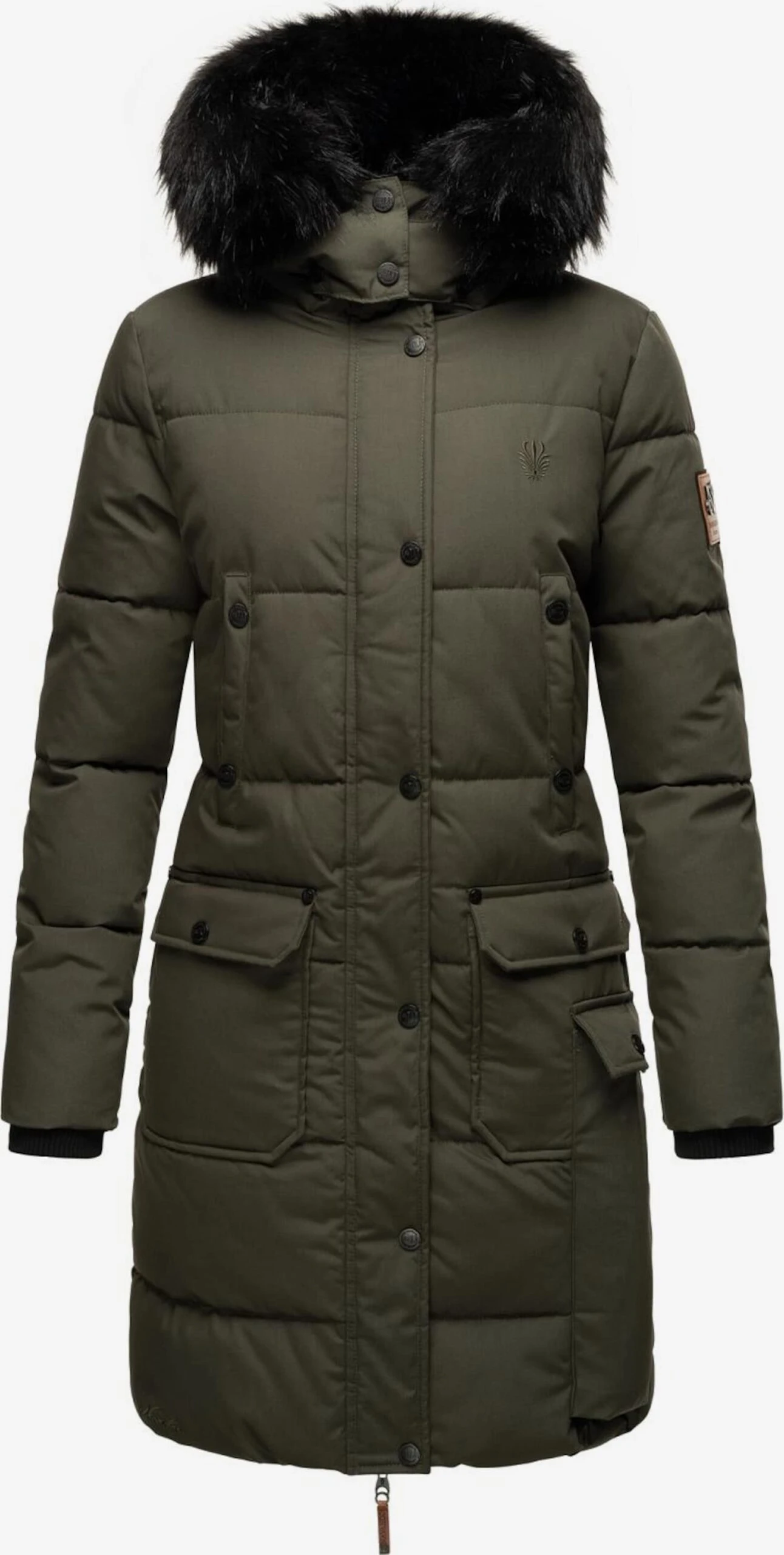 Navahoo Wintermantels Wintermantel Cosimaa Dames Antraciet 6 Navahoo Wintermantels Wintermantel Cosimaa Dames Antraciet - Afbeelding 4