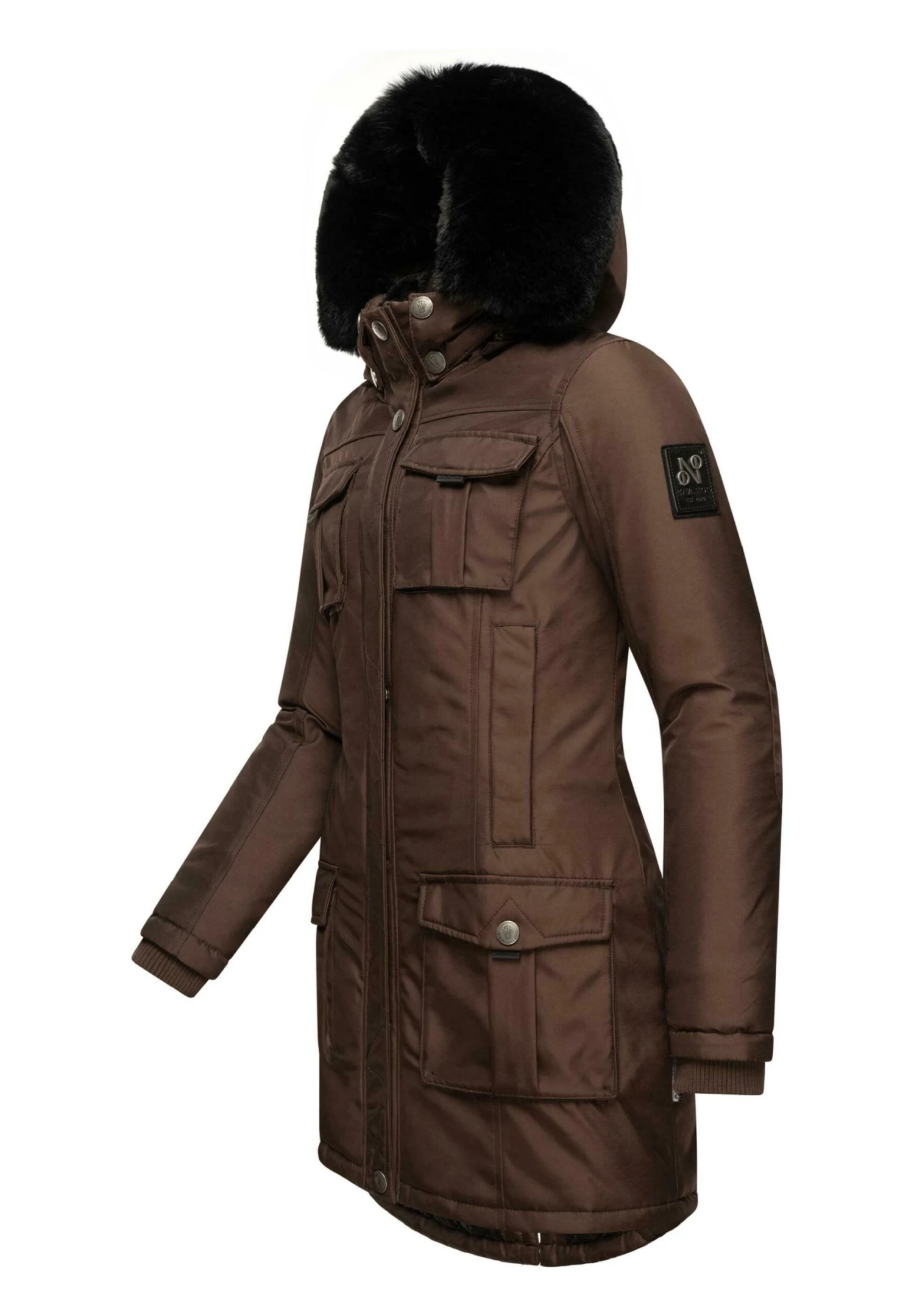 Navahoo Tiniis - Winterjas - Dark Choco 4 Navahoo Tiniis - Winterjas - Dark Choco - Afbeelding 2