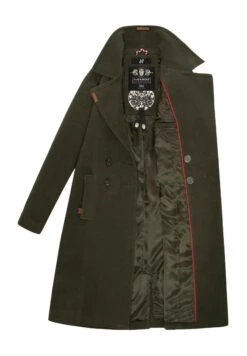 Navahoo Wooly - Halflange Jas - Dark Green -Navahoo 43ba2ed174db4564bf1ec688278eb526