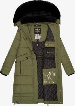 Navahoo Wintermantels Wintermantel Fahmiyaa Dames Kaki 16 Navahoo Wintermantels Wintermantel Fahmiyaa Dames Kaki -Navahoo 46388dc803519f793ecd29eb898681cc