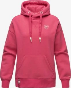 Navahoo Hoodies Sweatshirt Goldfee Dames Pink