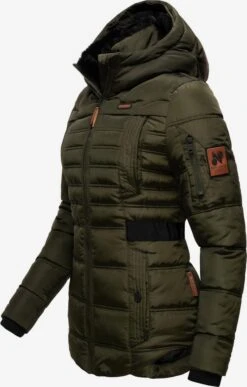 Navahoo Winterjassen Winterjas Melikaa Dames Olijfgroen -Navahoo 472a0ec3126264d60a2d3f61003c9e12