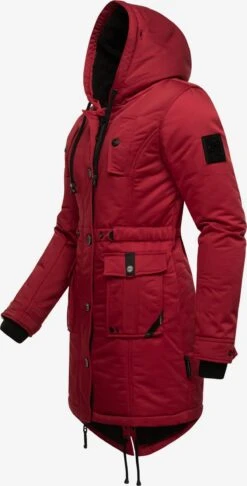 Navahoo Parkas Winterparka Luluna Dames Rood -Navahoo 483e09ca3ad404ef1d5a000b5784da1c