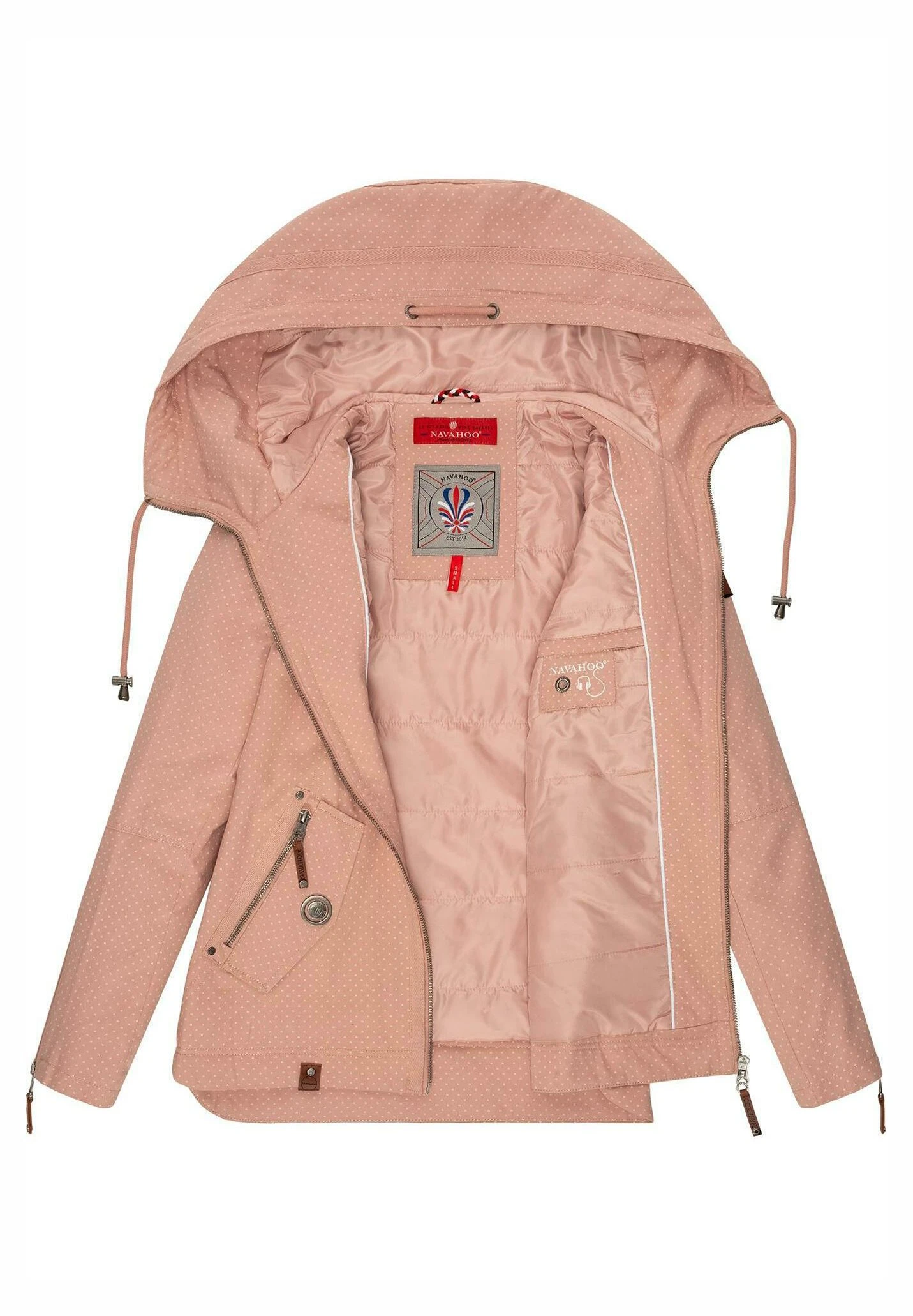 Navahoo Wekoo - Parka - Light Rose Dots 5 Navahoo Wekoo - Parka - Light Rose Dots - Afbeelding 3