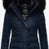 Navahoo Winterjassen Winterjas Wisteriaa Dames Navy -Navahoo 491087c82f1793aff4c9fb32bb62aa4e
