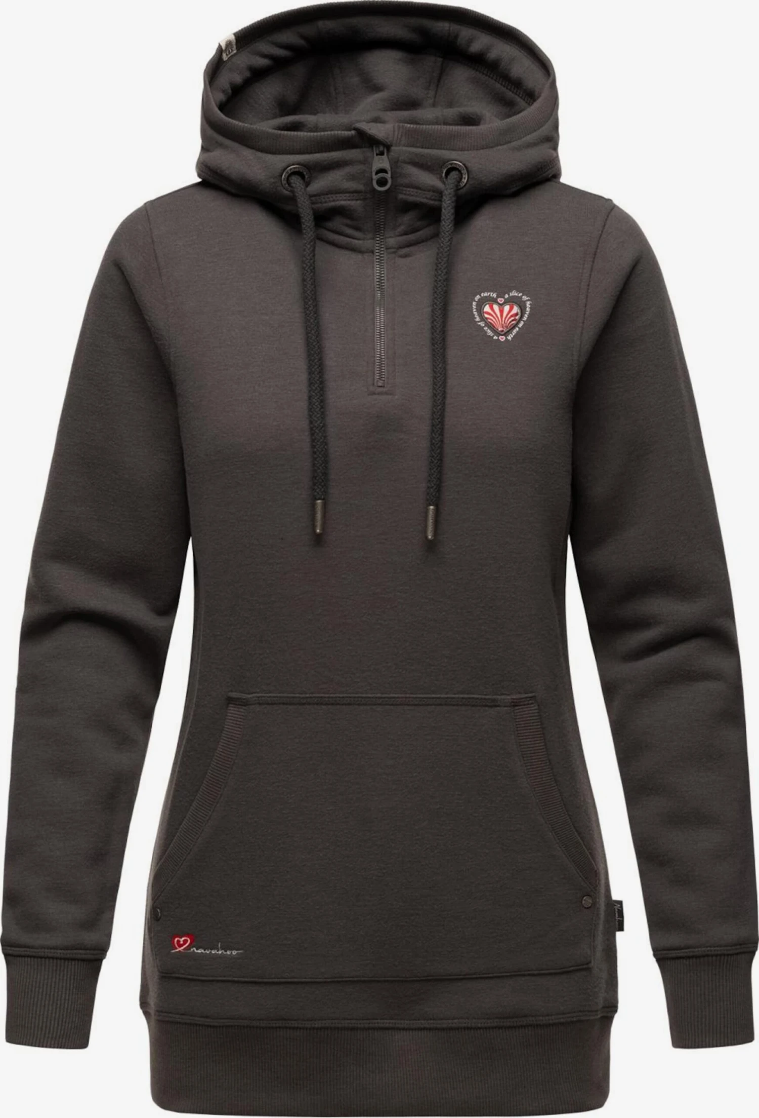 Navahoo Hoodies Sweatshirt Zauberelfe Dames Donkergrijs 3 Navahoo Hoodies Sweatshirt Zauberelfe Dames Donkergrijs