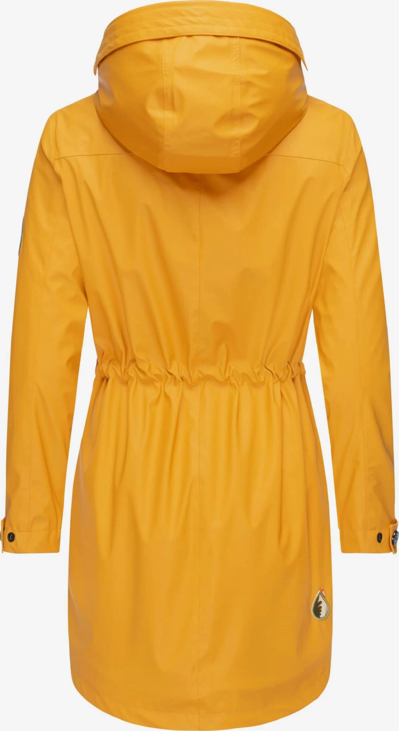 Navahoo Regenmantels Tussenmantel Deike Dames Goudgeel 5 Navahoo Regenmantels Tussenmantel Deike Dames Goudgeel - Afbeelding 3