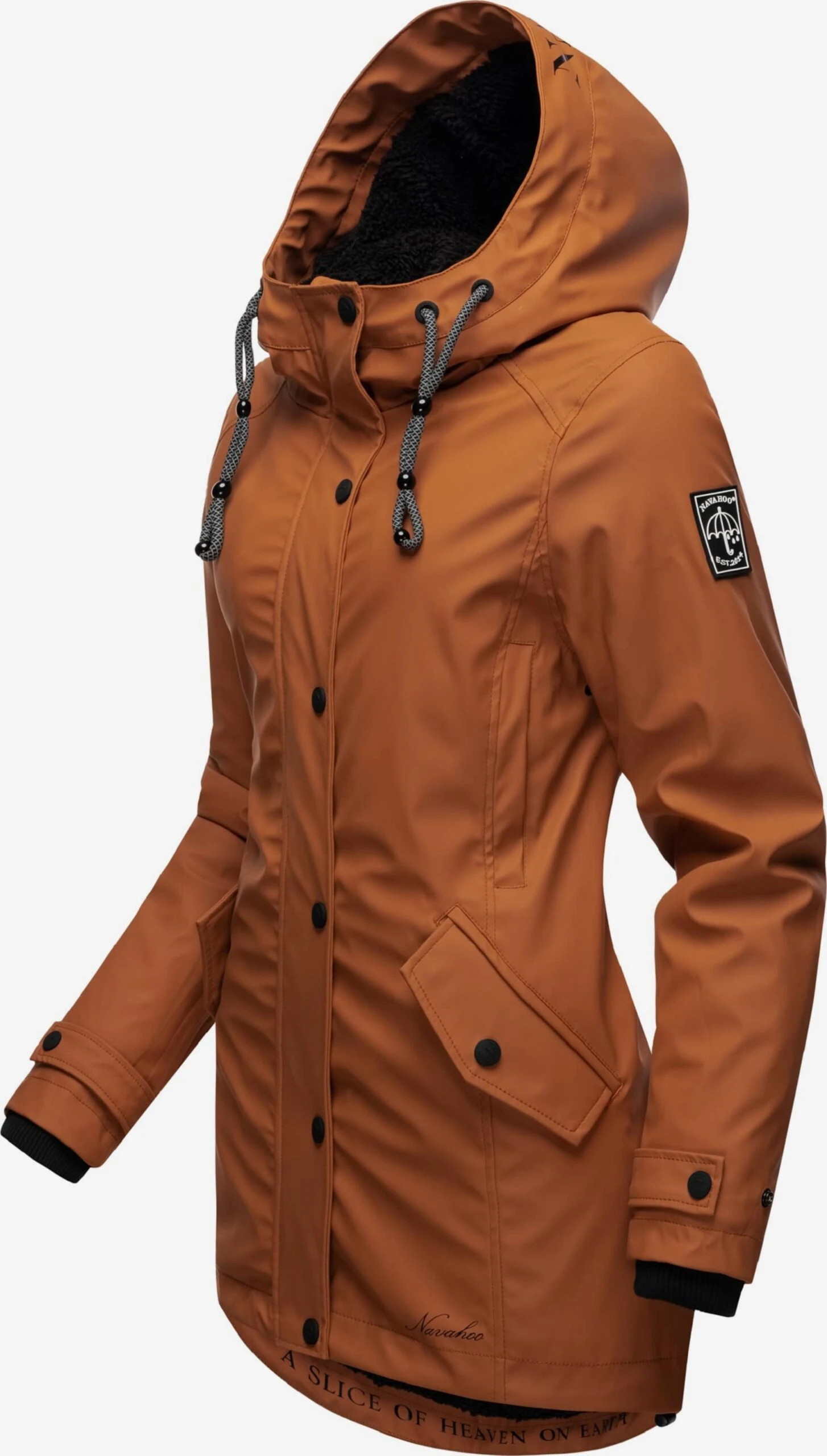 Navahoo Winterjassen Winterjas Lindraa Dames Roestbruin 4 Navahoo Winterjassen Winterjas Lindraa Dames Roestbruin - Afbeelding 2