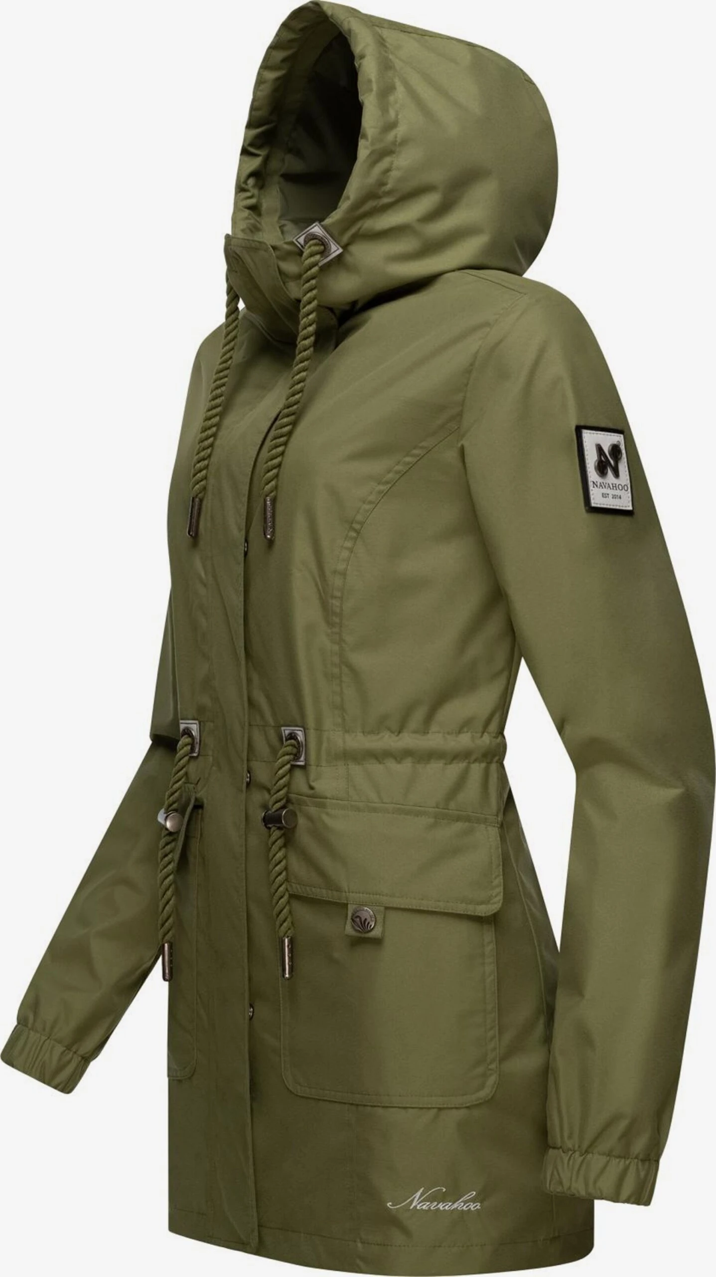 Navahoo Parkas Tussenparka Neophee Dames Olijfgroen 5 Navahoo Parkas Tussenparka Neophee Dames Olijfgroen - Afbeelding 3