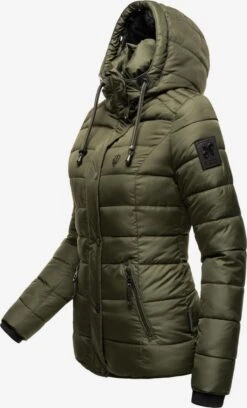 Navahoo Winterjassen Winterjas Zuckerbiene Dames Olijfgroen -Navahoo 4be512fead7d54890ebc936d0e9b05e0