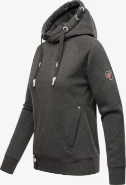 Navahoo Hoodies Sweatshirt Liebesmäuschen Dames Donkergrijs -Navahoo 4e95934e43cce3e0eca731ca35b493d8