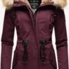 Navahoo Parkas Winterparka Bombii Dames Bordeaux