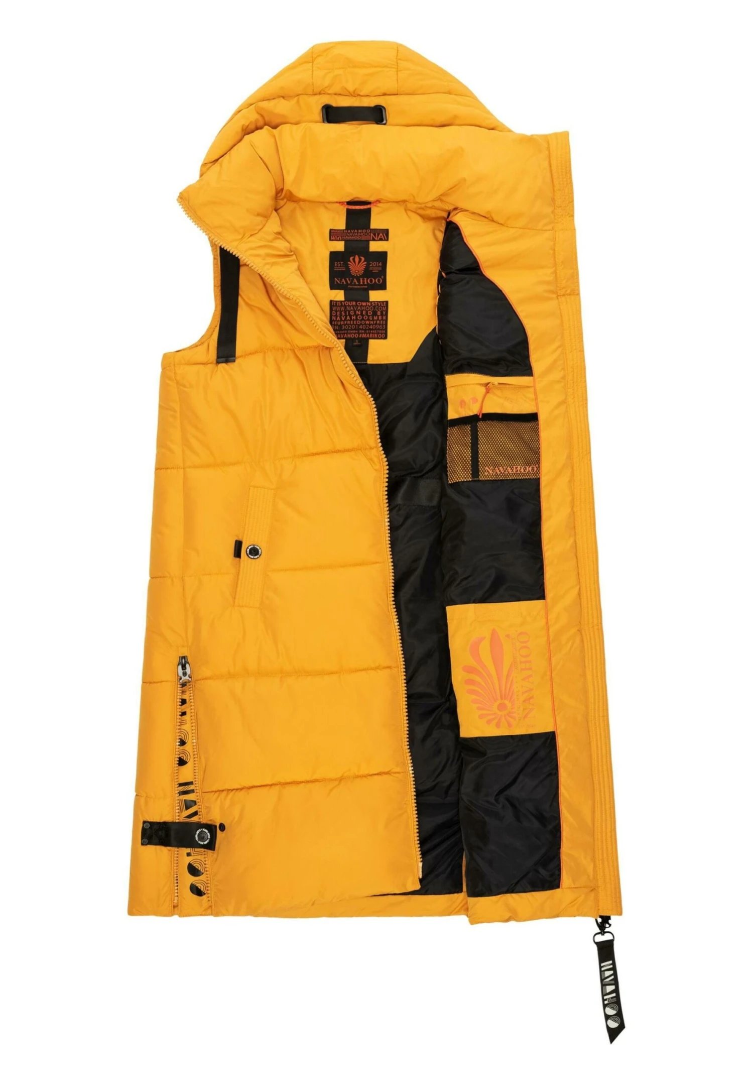 Navahoo Schnuffelchen - Bodywarmer - Amber Yellow 6 Navahoo Schnuffelchen - Bodywarmer - Amber Yellow - Afbeelding 4
