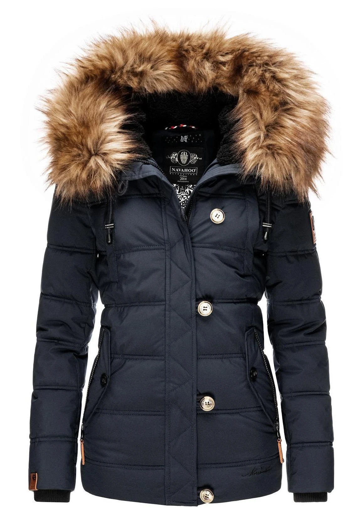 Navahoo Zoja - Winterjas - Dark Blue 6 Navahoo Zoja - Winterjas - Dark Blue - Afbeelding 4