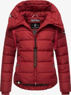 Navahoo Winterjassen Winterjas Amayaa Dames Rood -Navahoo 52a40980ed6373ad284fa79446308994