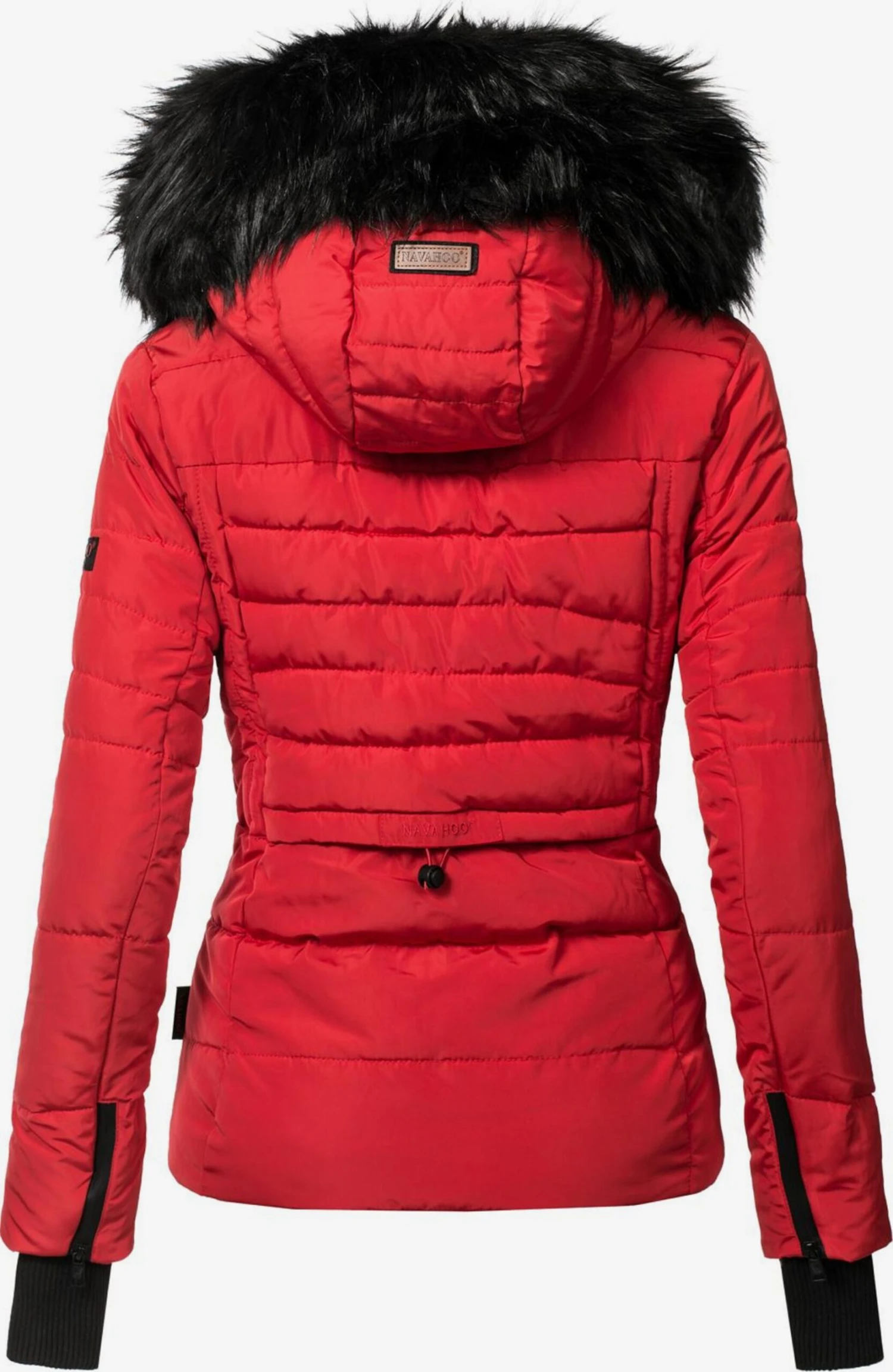 Navahoo Winterjassen Winterjas Adele Dames Rood 5 Navahoo Winterjassen Winterjas Adele Dames Rood - Afbeelding 3