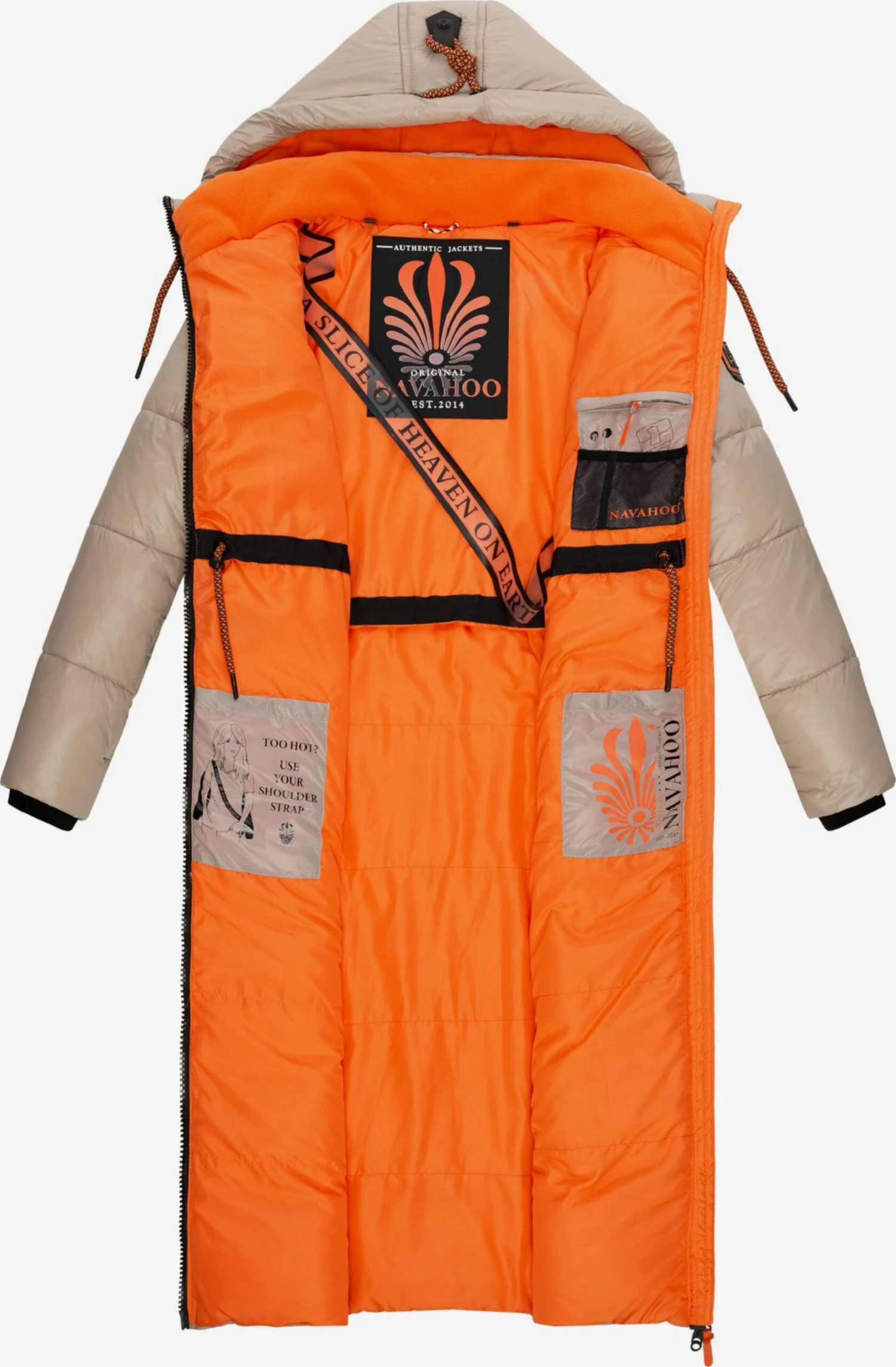 Navahoo Wintermantels Wintermantel Dames Grijs 7 Navahoo Wintermantels Wintermantel Dames Grijs - Afbeelding 5