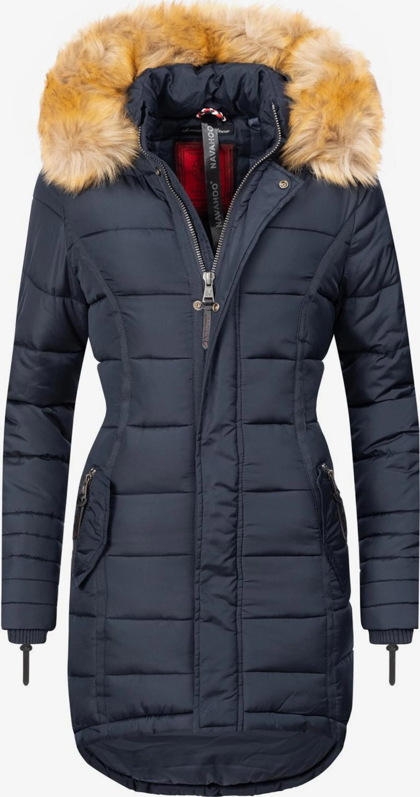 Navahoo Wintermantels Wintermantel Papaya Dames Donkerblauw 3 Navahoo Wintermantels Wintermantel Papaya Dames Donkerblauw
