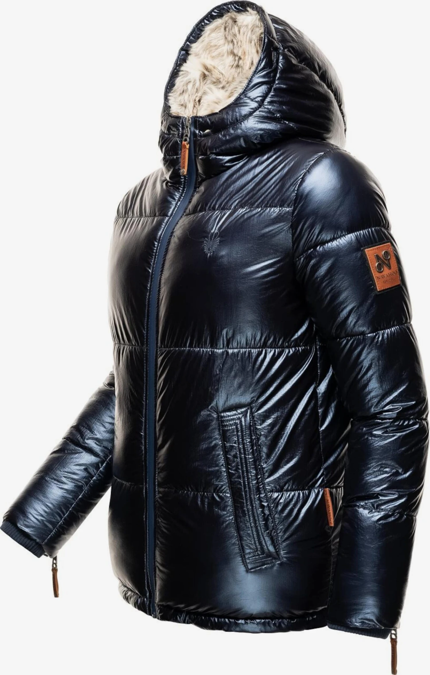 Navahoo Winterjassen Winterjas Tikunaa Dames Navy 6 Navahoo Winterjassen Winterjas Tikunaa Dames Navy - Afbeelding 4