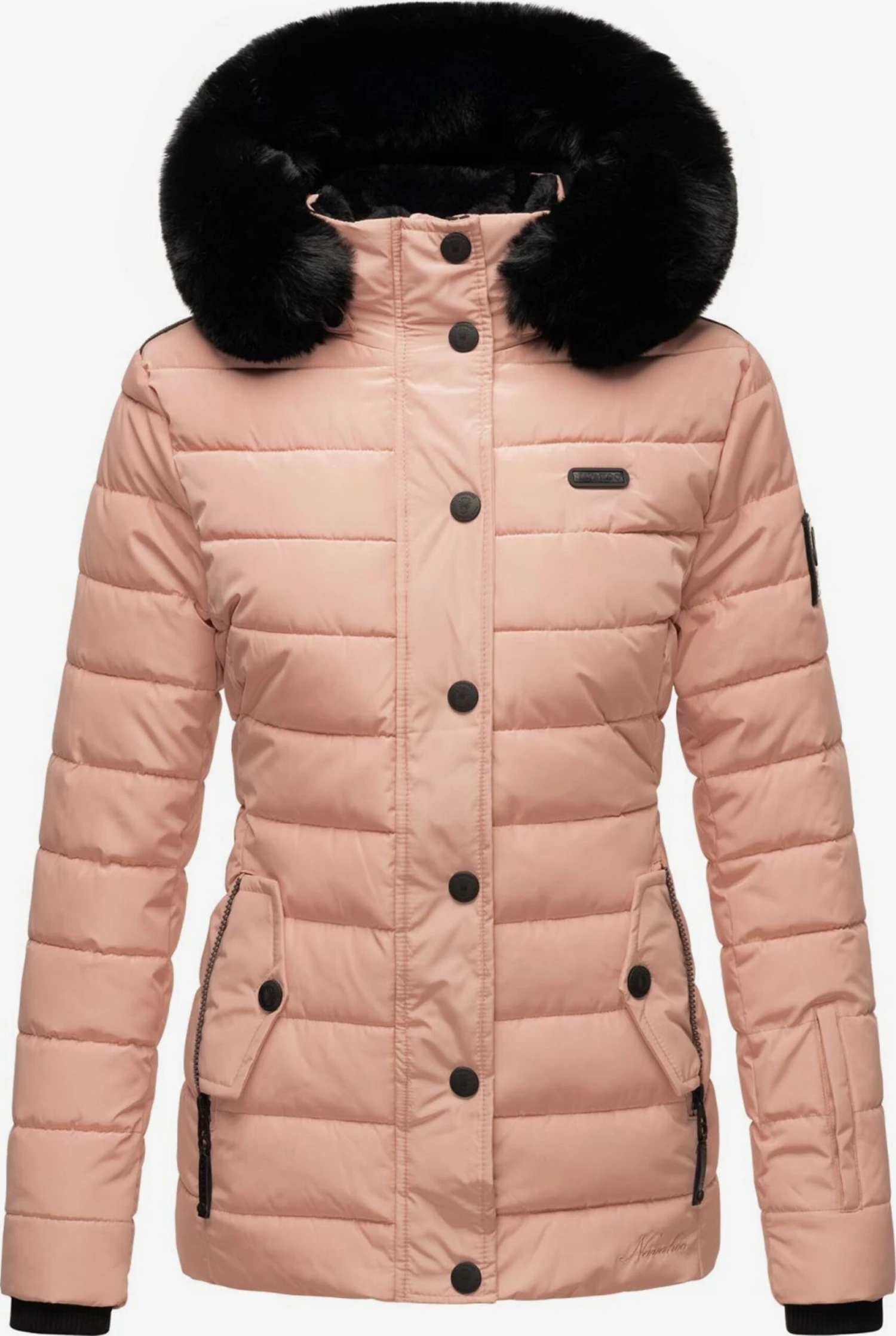 Navahoo Winterjassen Winterjas Milianaa Dames Roze 6 Navahoo Winterjassen Winterjas Milianaa Dames Roze - Afbeelding 4