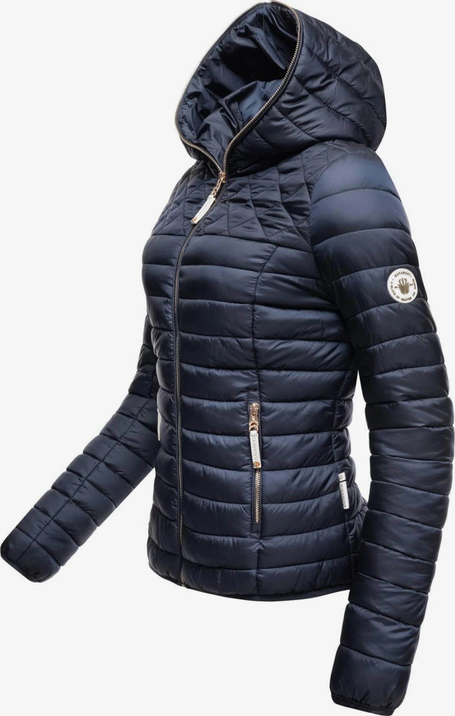 Navahoo Tussenjassen Tussenjas Ich Bin Hübsch Dames Nachtblauw 4 Navahoo Tussenjassen Tussenjas Ich Bin Hübsch Dames Nachtblauw - Afbeelding 2