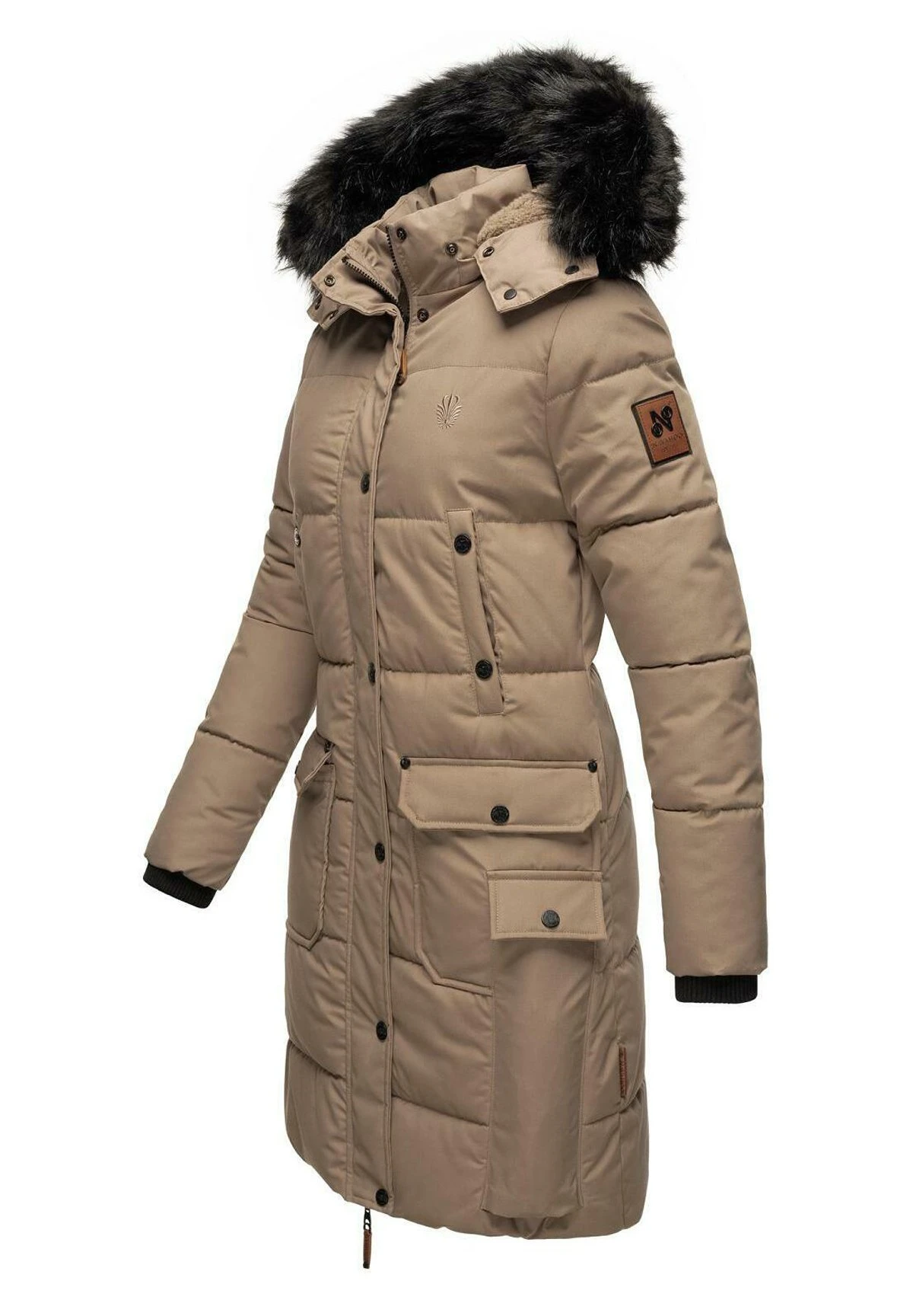 Navahoo Winterjas - Taupe 4 Navahoo Winterjas - Taupe - Afbeelding 2