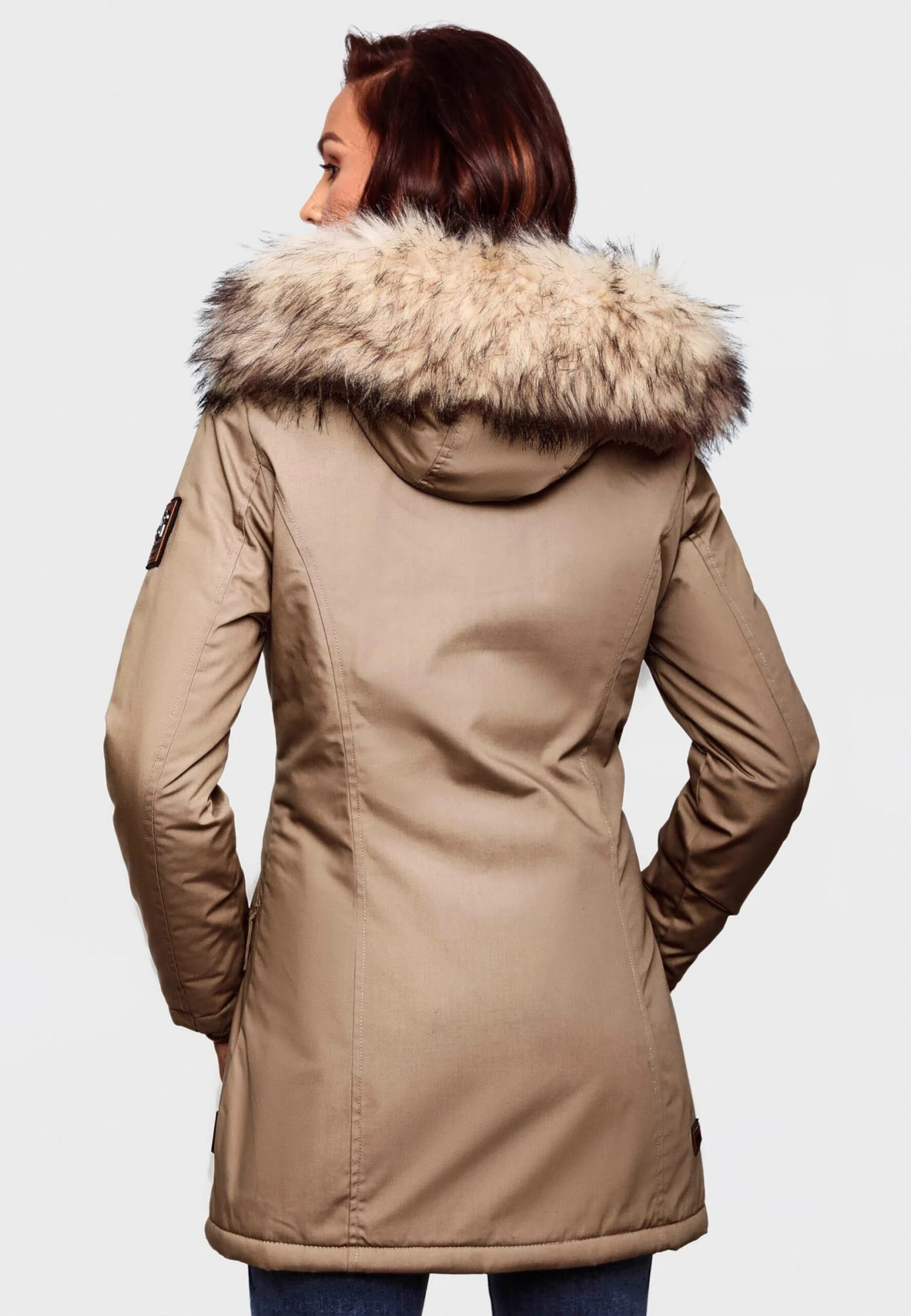 Navahoo Parkas Winterparka Cristal Dames Lichtbruin 9 Navahoo Parkas Winterparka Cristal Dames Lichtbruin - Afbeelding 7