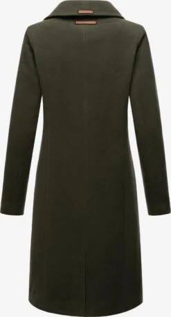 Navahoo Wintermantels Wintermantel Wooly Dames Donkergroen -Navahoo 5b1e9758cc20d650bd6019f746663599