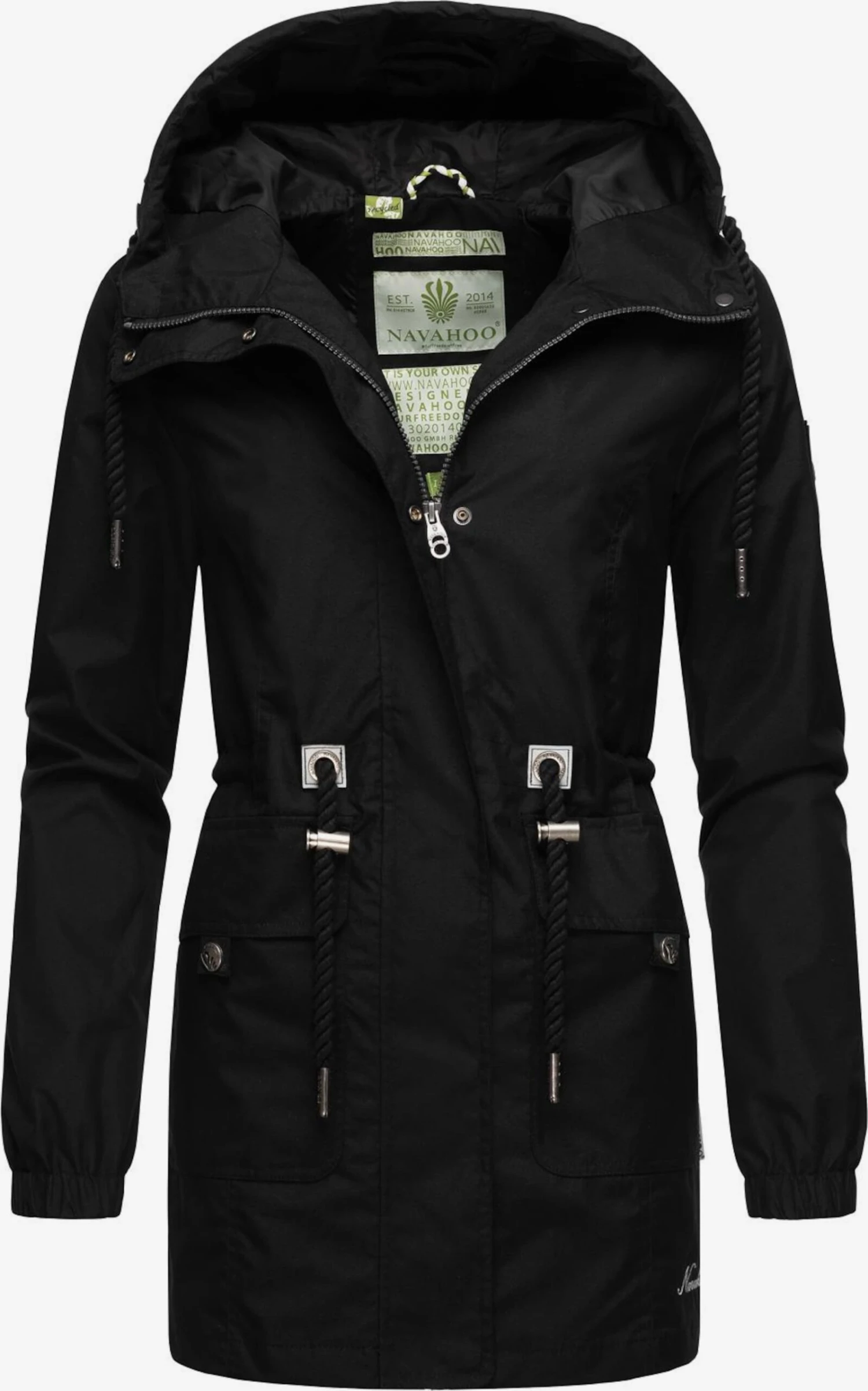 Navahoo Parkas Tussenparka Neophee Dames Zwart 4 Navahoo Parkas Tussenparka Neophee Dames Zwart - Afbeelding 2