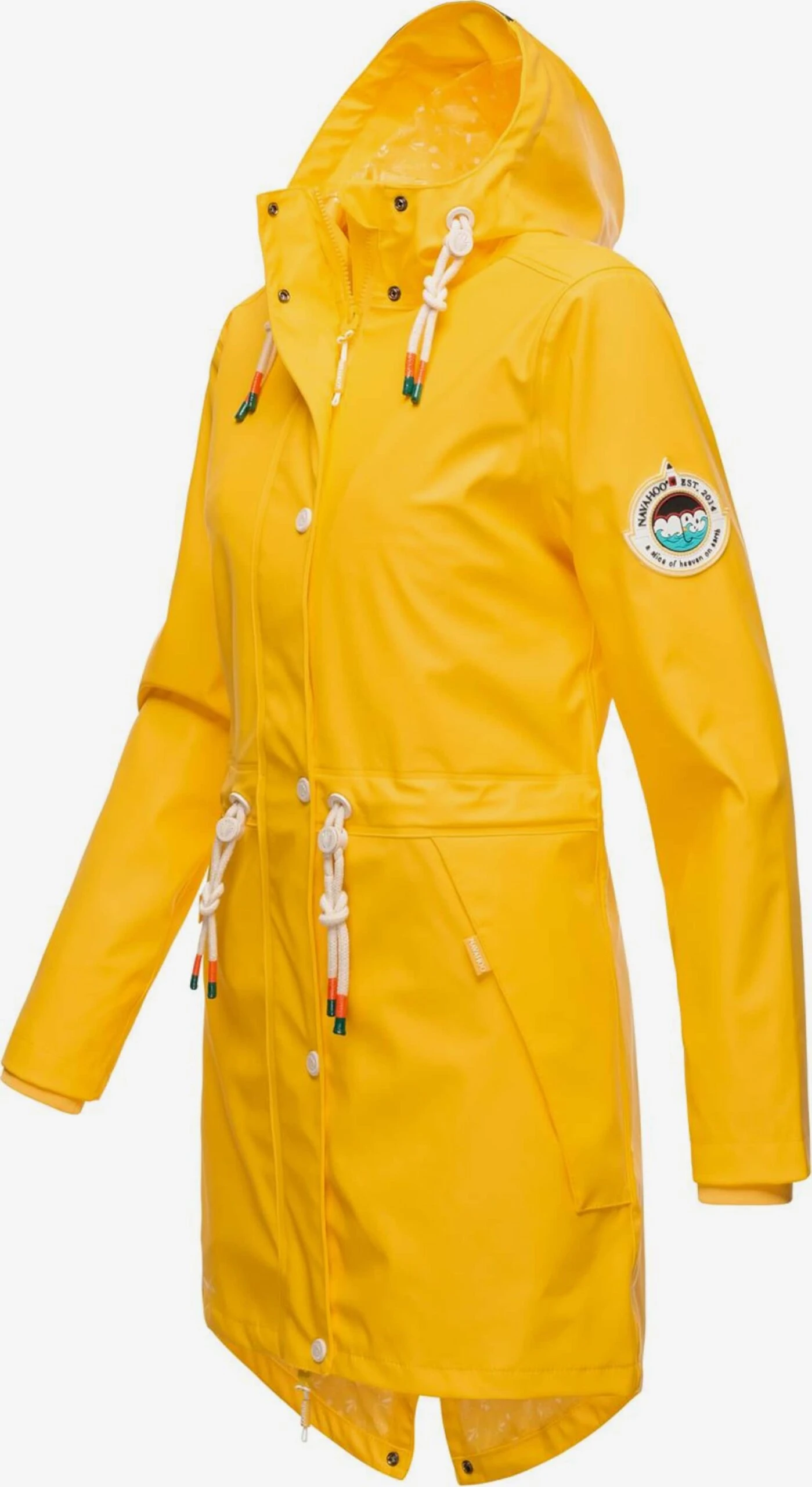 Navahoo Outdoor Jassen Functionele Jas Tropical Storm Dames Geel 5 Navahoo Outdoor Jassen Functionele Jas Tropical Storm Dames Geel - Afbeelding 3