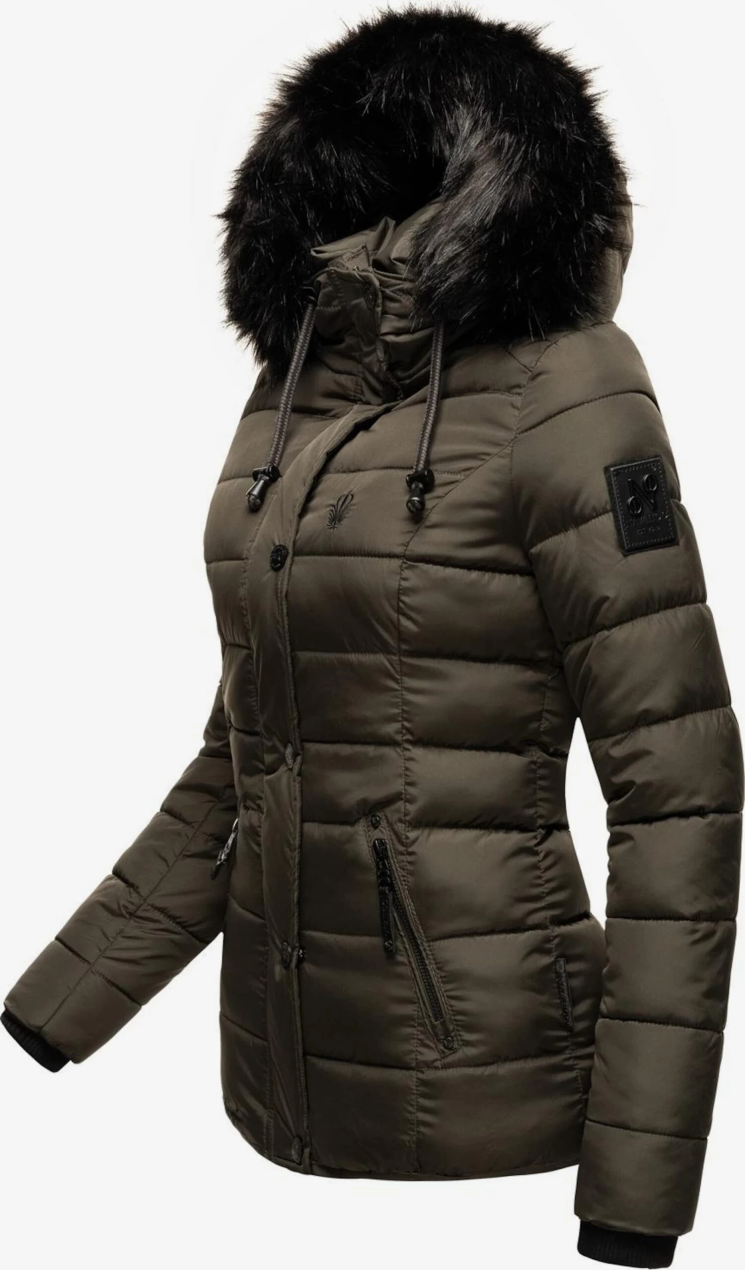 Navahoo Winterjassen Winterjas Zuckerbiene Dames Antraciet 4 Navahoo Winterjassen Winterjas Zuckerbiene Dames Antraciet - Afbeelding 2