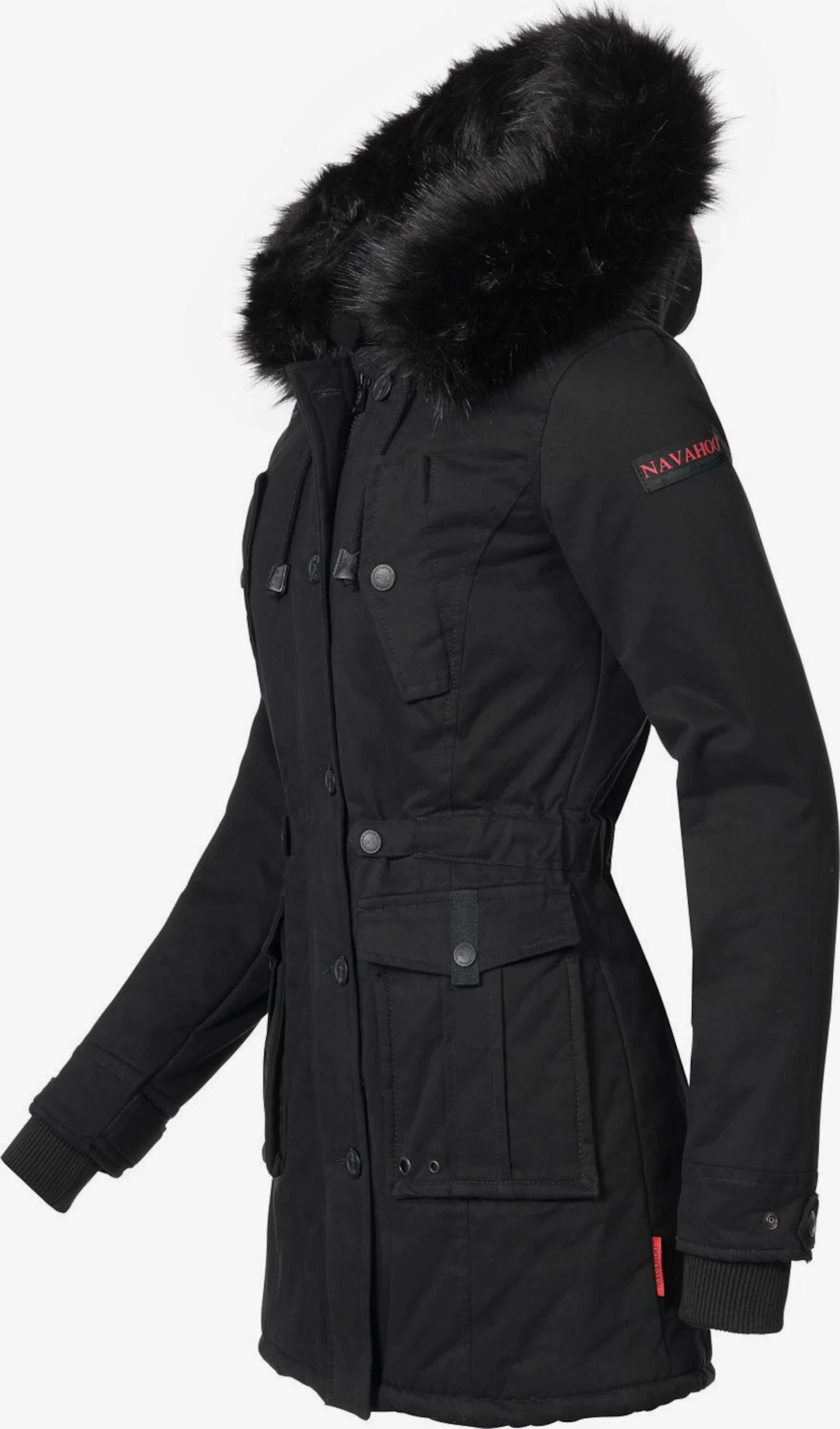 Navahoo Parkas Winterparka Luluna Dames Zwart 5 Navahoo Parkas Winterparka Luluna Dames Zwart - Afbeelding 3