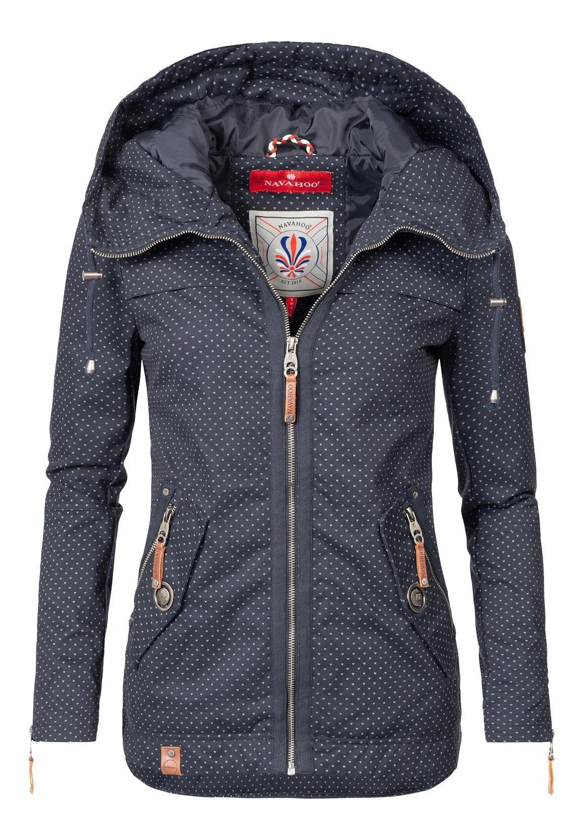 Navahoo Wekoo - Parka - Blau Dots 5 Navahoo Wekoo - Parka - Blau Dots - Afbeelding 3