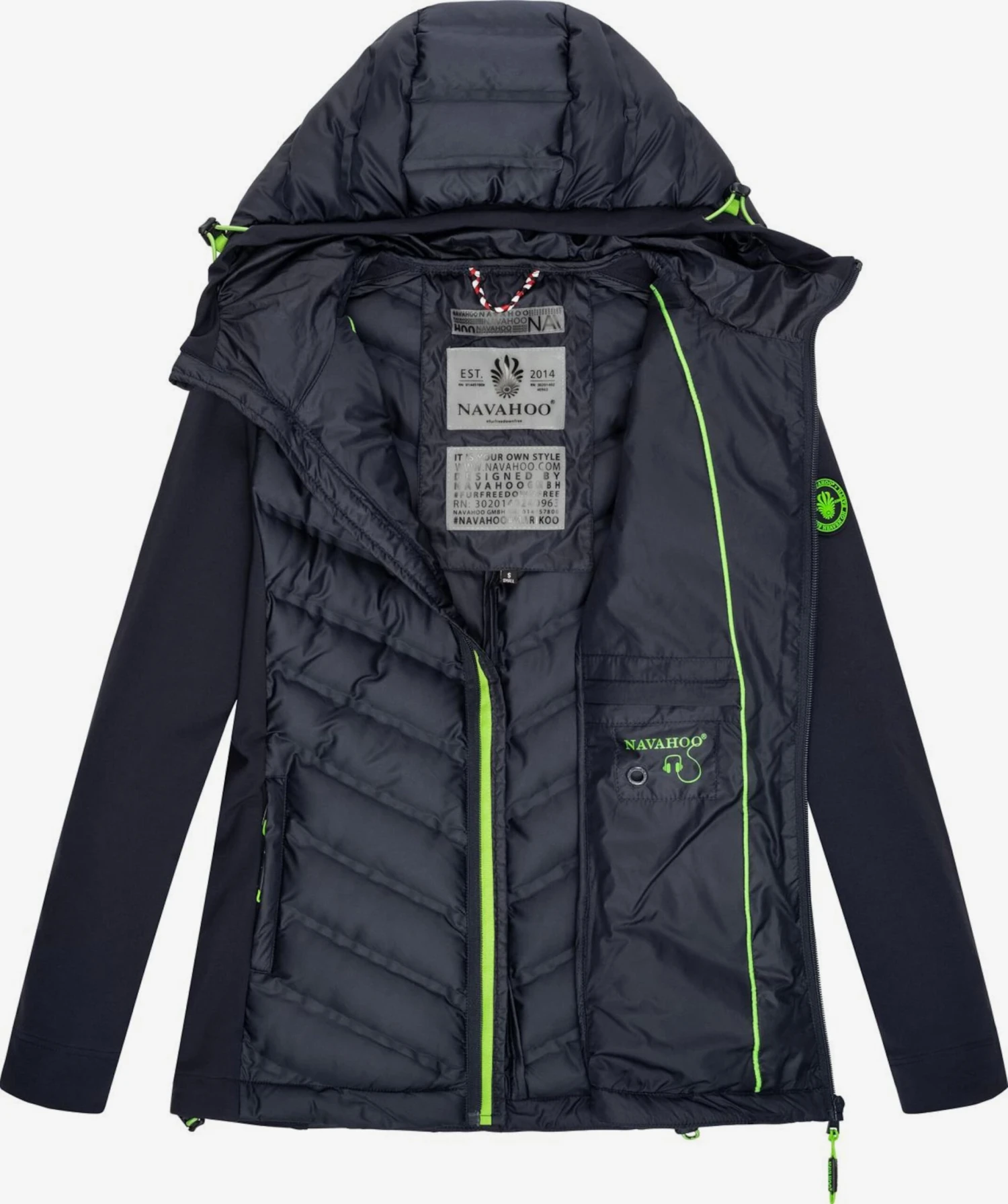 Navahoo Tussenjassen Tussenjas Nimm Mich Mit Dames Nachtblauw 6 Navahoo Tussenjassen Tussenjas Nimm Mich Mit Dames Nachtblauw - Afbeelding 4