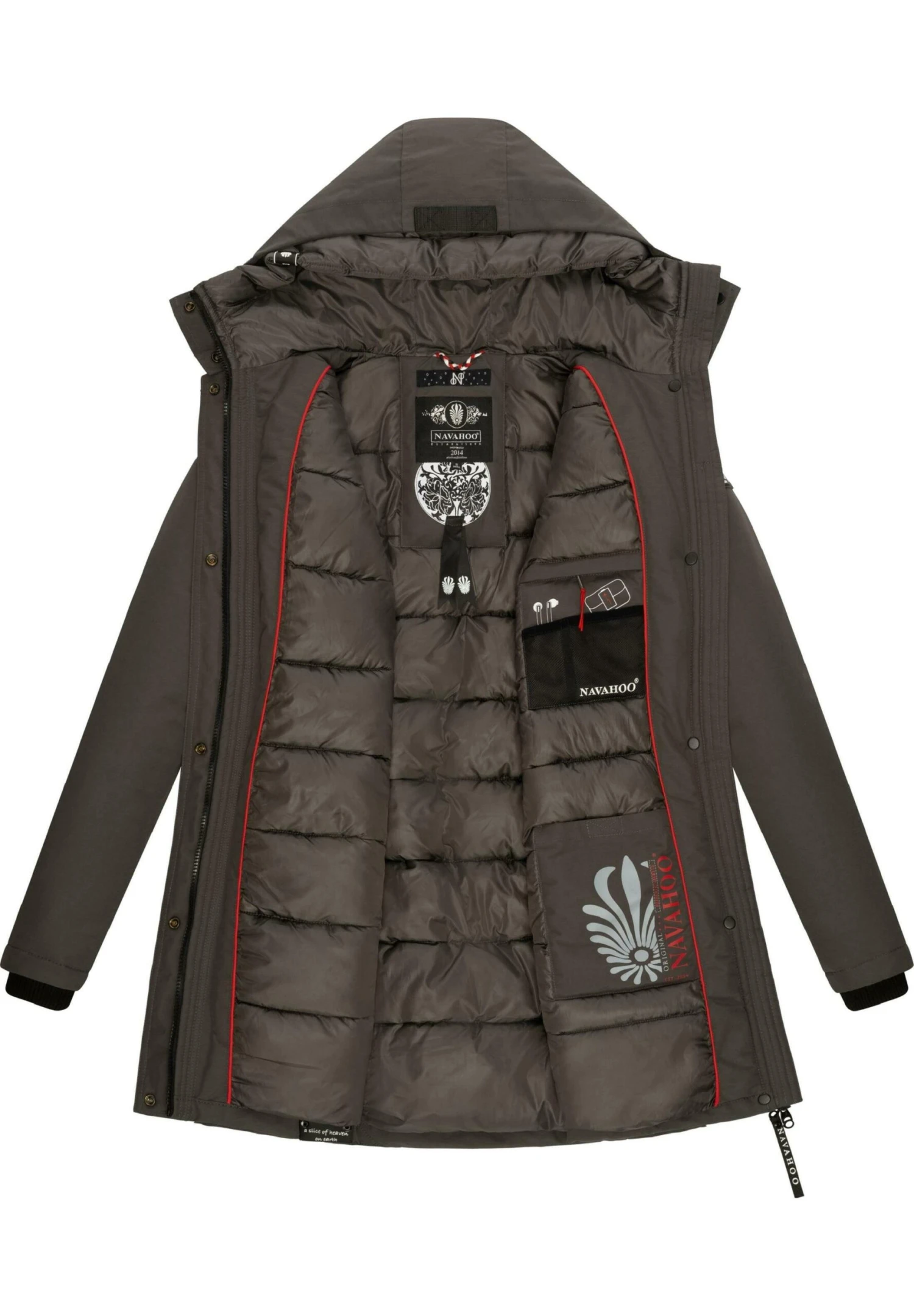 Navahoo Blizzardstorm - Parka - Dark Grey 8 Navahoo Blizzardstorm - Parka - Dark Grey - Afbeelding 6