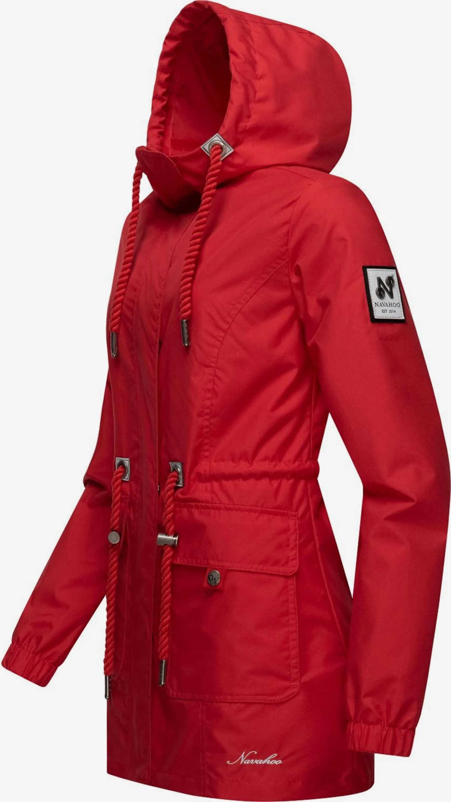 Navahoo Parkas Tussenparka Neophee Dames Rood 4 Navahoo Parkas Tussenparka Neophee Dames Rood - Afbeelding 2