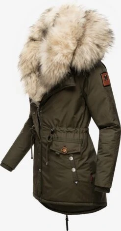Navahoo Parkas Winterparka Sweety Dames Olijfgroen -Navahoo 677b97540cba6b071fd63c22086339b1