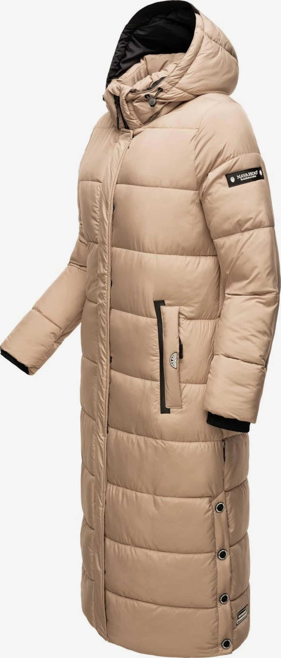 Navahoo Regenmantels Functionele Mantel Isalie Dames Lichtbruin 4 Navahoo Regenmantels Functionele Mantel Isalie Dames Lichtbruin - Afbeelding 2