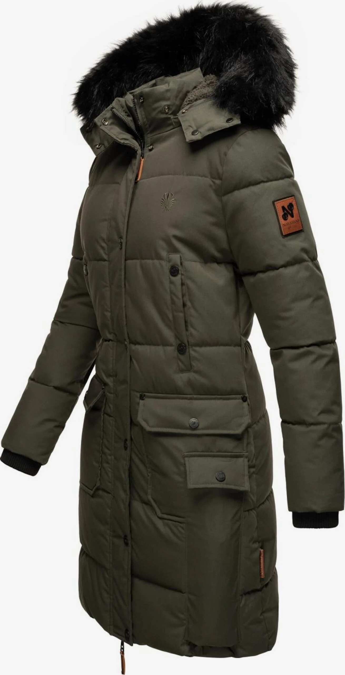 Navahoo Wintermantels Wintermantel Cosimaa Dames Antraciet 4 Navahoo Wintermantels Wintermantel Cosimaa Dames Antraciet - Afbeelding 2