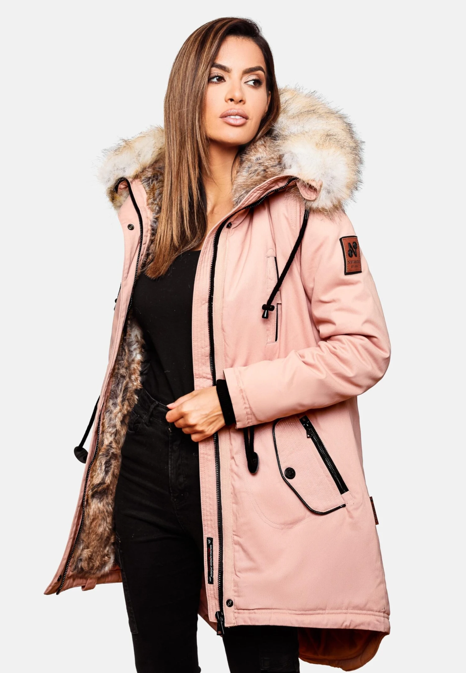 Navahoo Parkas Winterparka Bombii Dames Rosa 9 Navahoo Parkas Winterparka Bombii Dames Rosa - Afbeelding 7