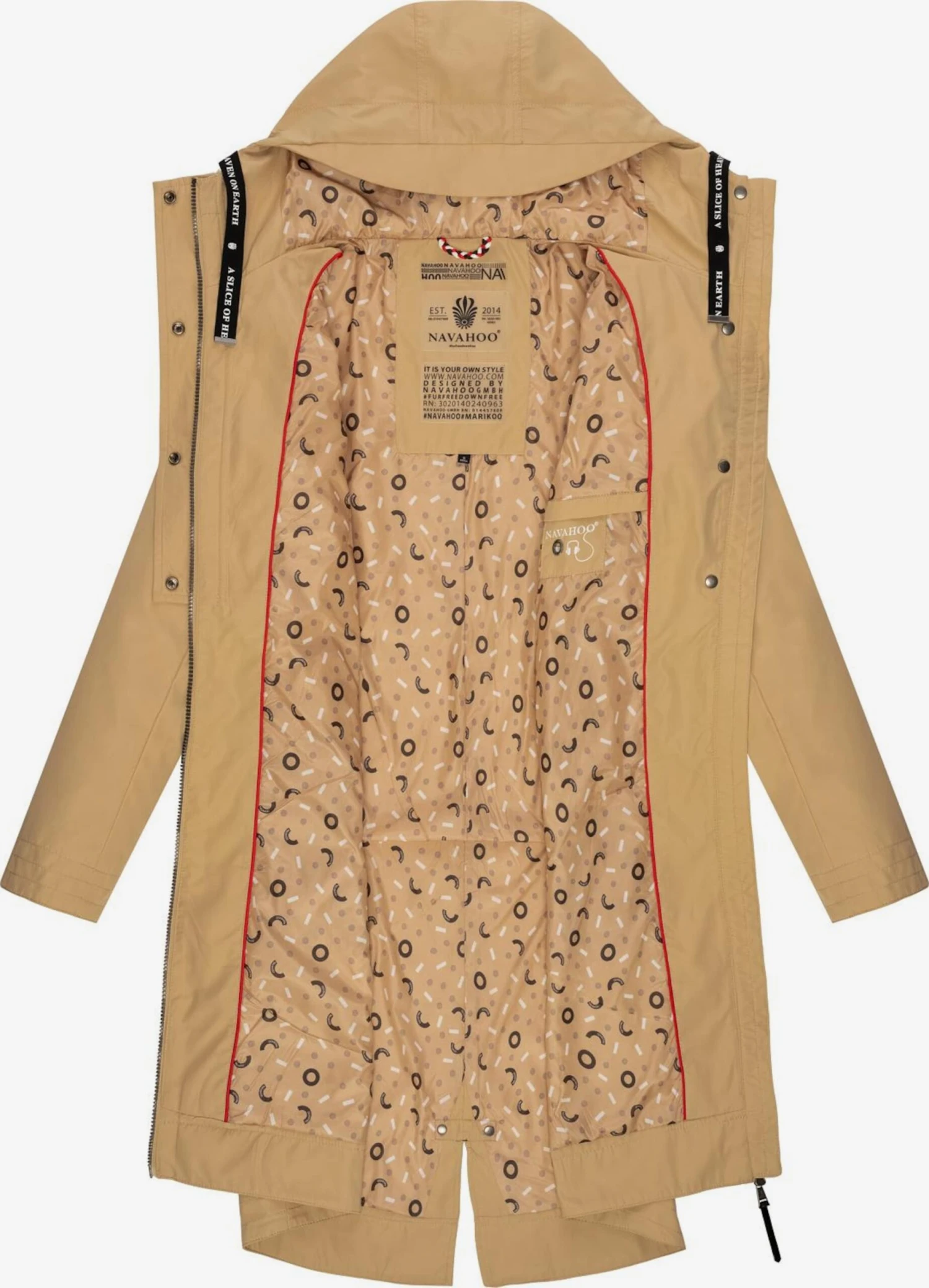 Navahoo Parkas Tussenparka Josinaa Dames Sand 6 Navahoo Parkas Tussenparka Josinaa Dames Sand - Afbeelding 4