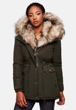 Navahoo Parkas Winterparka Sweety Dames Olijfgroen -Navahoo 6c64311542648bad4f9f6a2648b94a46