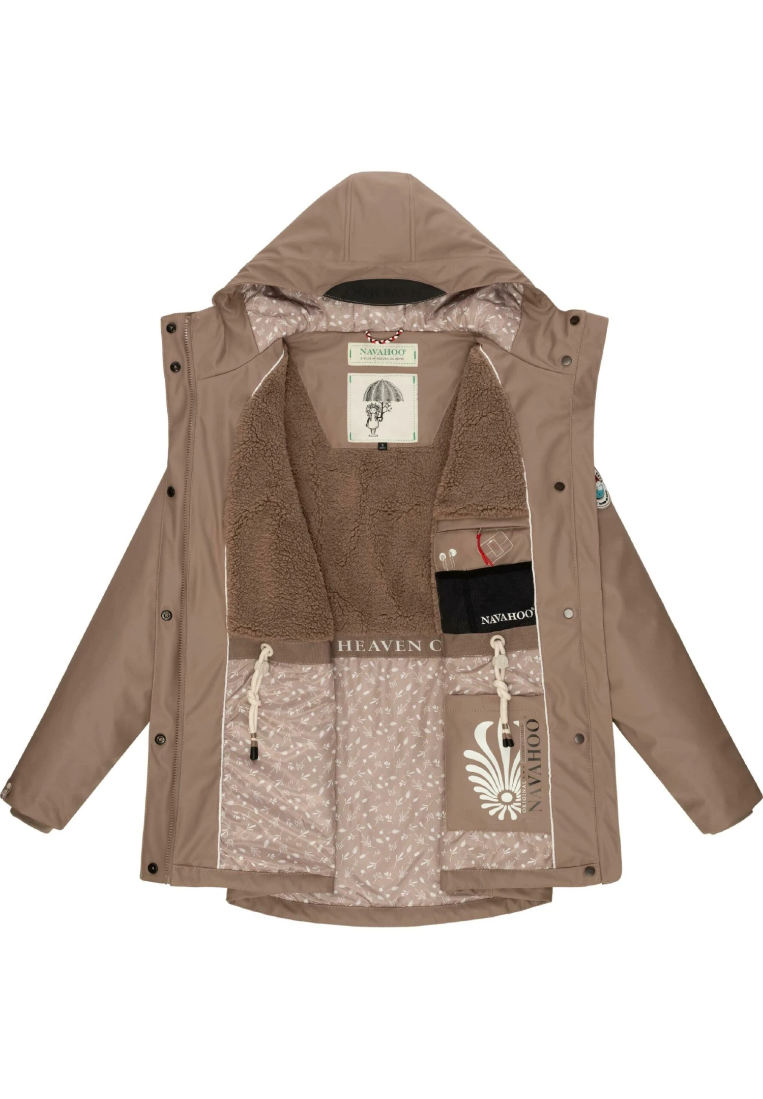 Navahoo Ocean Heart - Parka - Taupe 5 Navahoo Ocean Heart - Parka - Taupe - Afbeelding 3