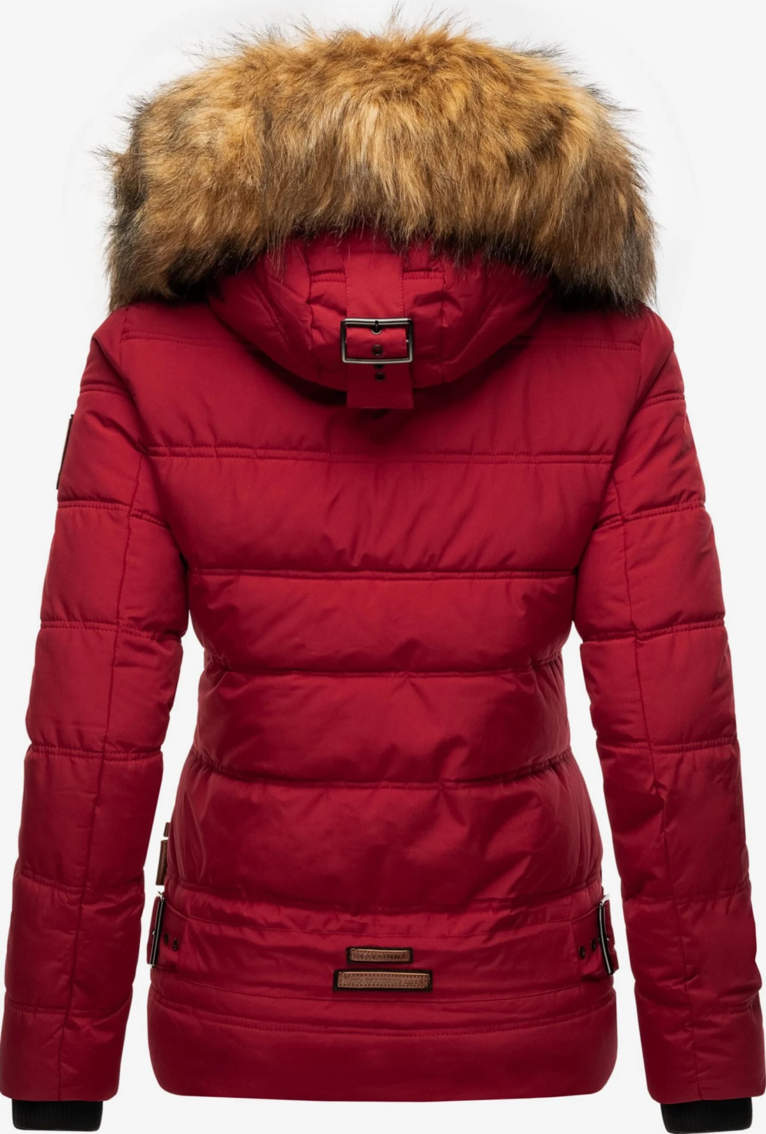 Navahoo Winterjassen Winterjas Zoja Dames Rood 5 Navahoo Winterjassen Winterjas Zoja Dames Rood - Afbeelding 3
