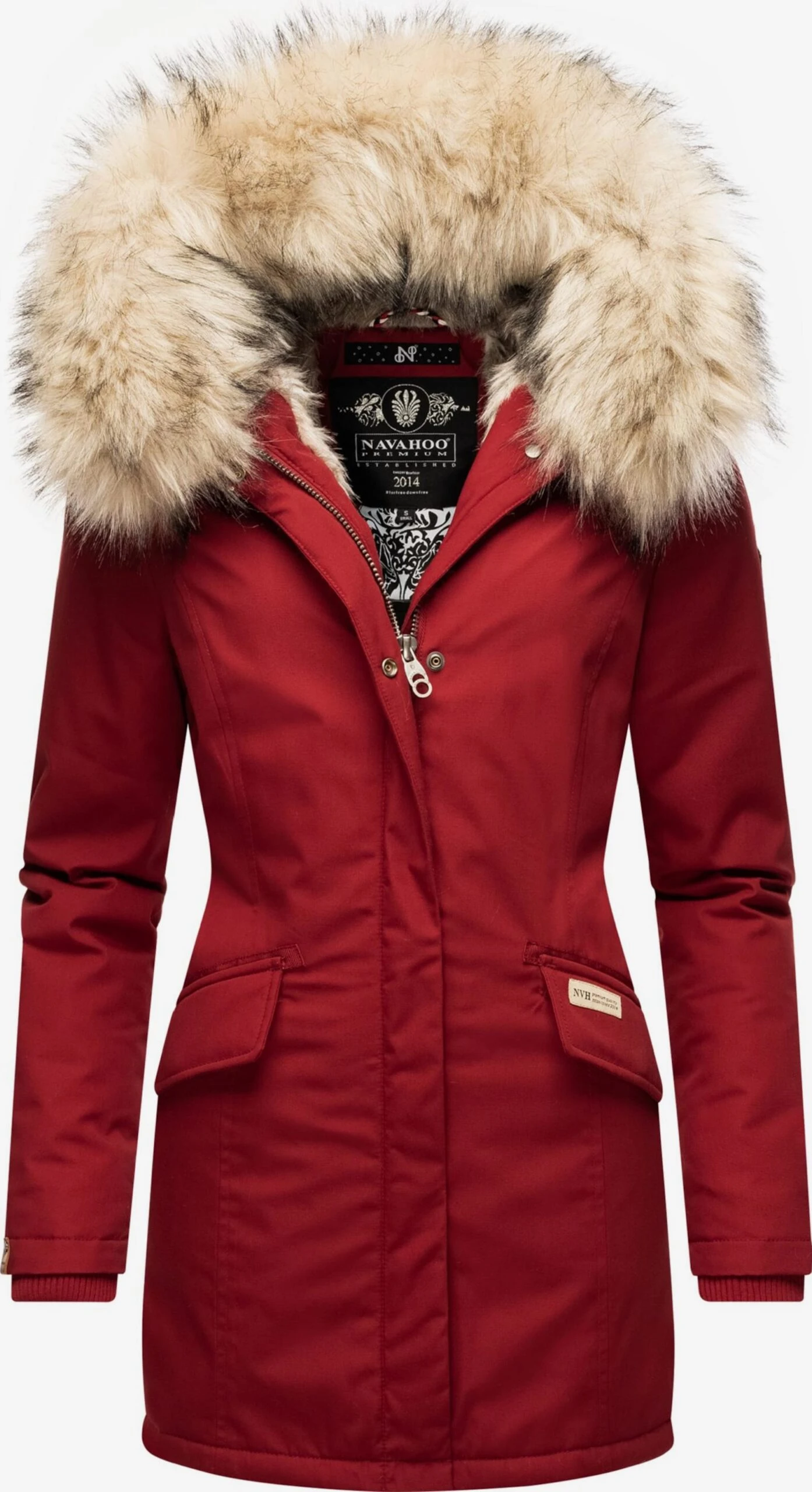 Navahoo Parkas Winterparka Cristal Dames Bloedrood 3 Navahoo Parkas Winterparka Cristal Dames Bloedrood