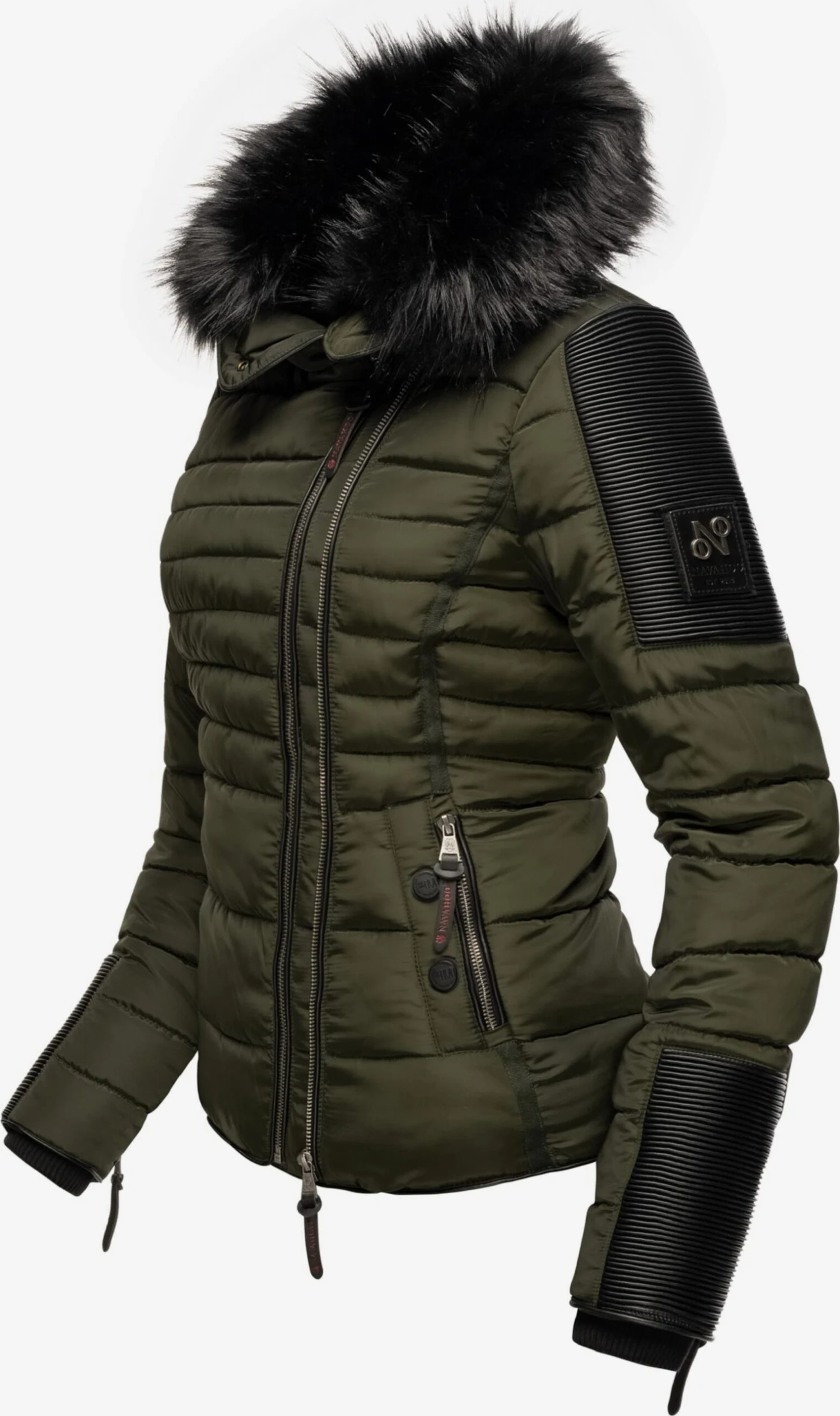 Navahoo Winterjassen Winterjas Yuki2 Dames Olijfgroen 4 Navahoo Winterjassen Winterjas Yuki2 Dames Olijfgroen - Afbeelding 2